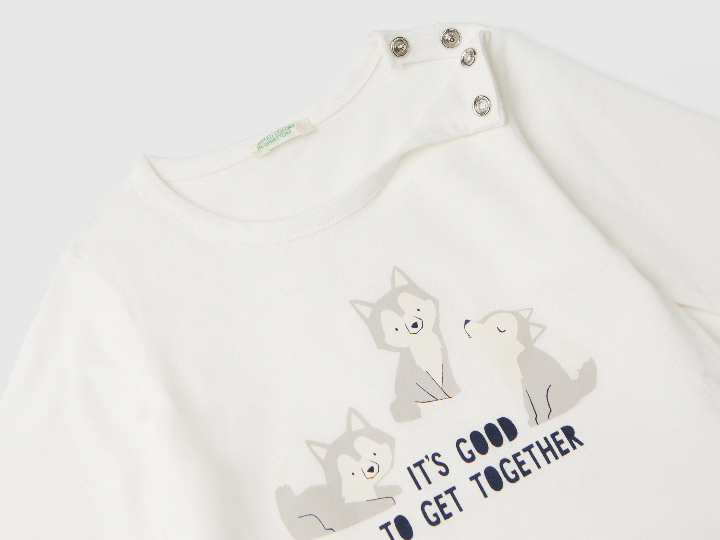 T-shirt à manches longues en coton bio chaud – Image 3