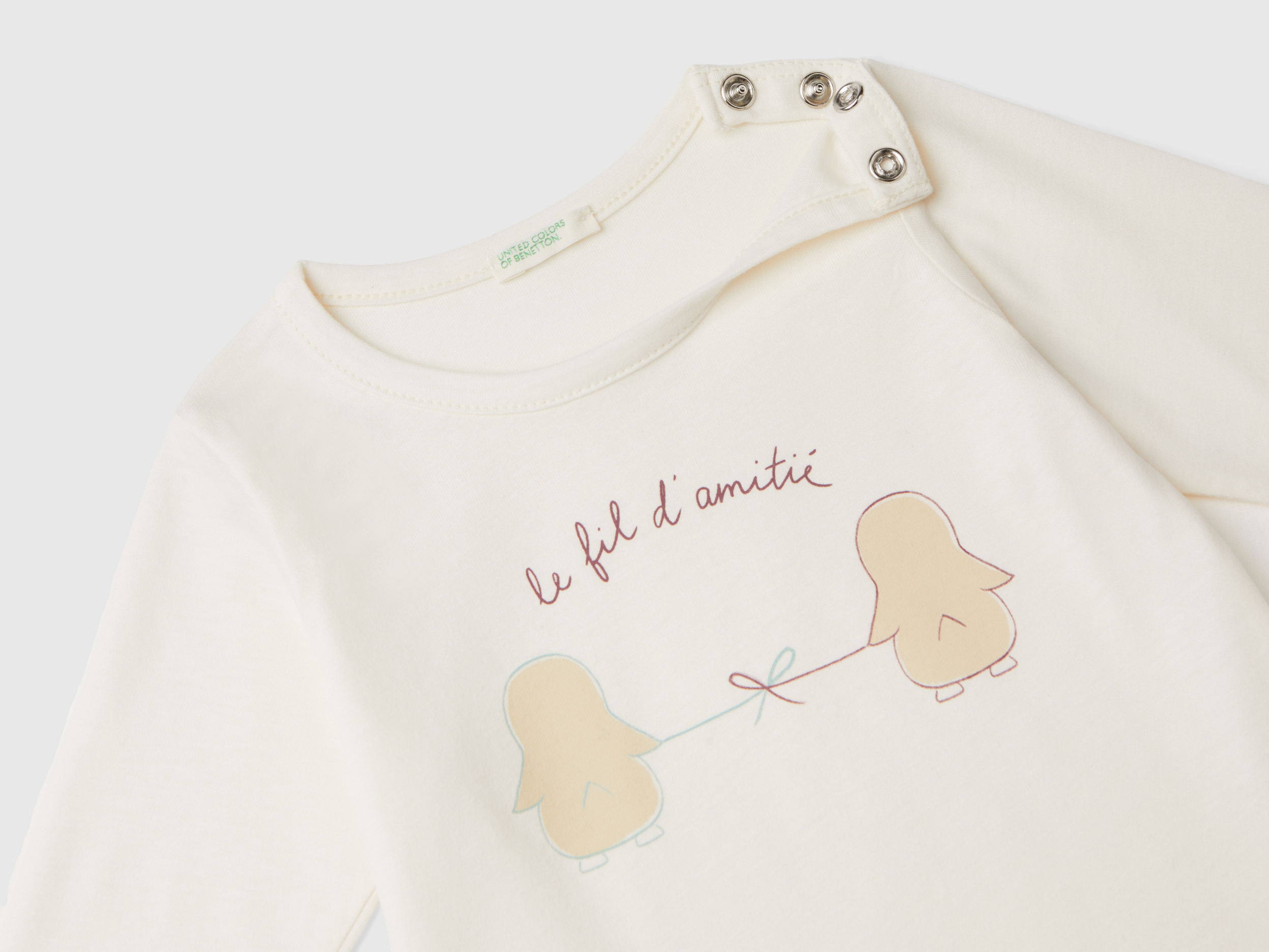 T-shirt à manches longues en coton bio chaud – Image 3