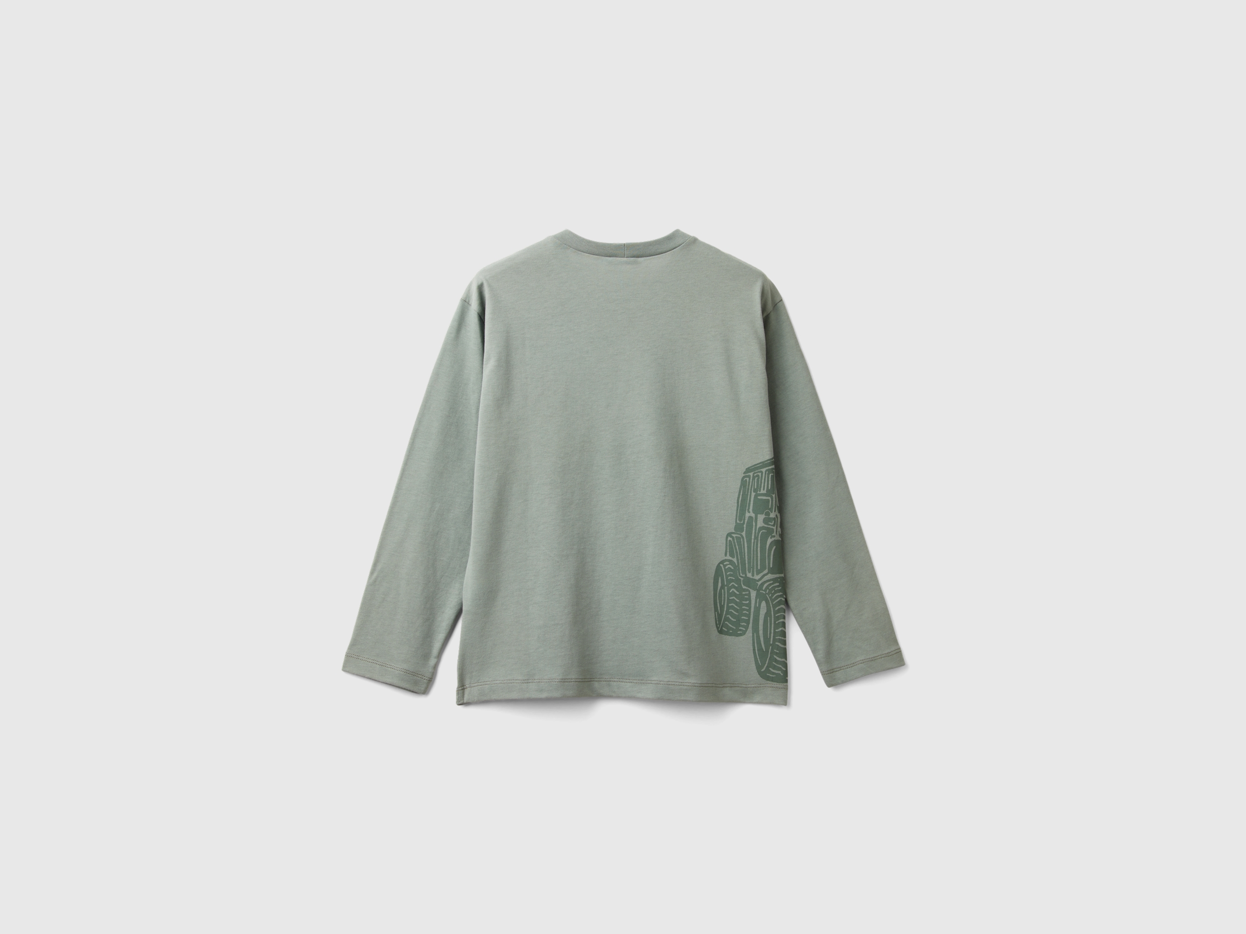 T-shirt en coton chaud à imprimé devant et derrière – Image 2