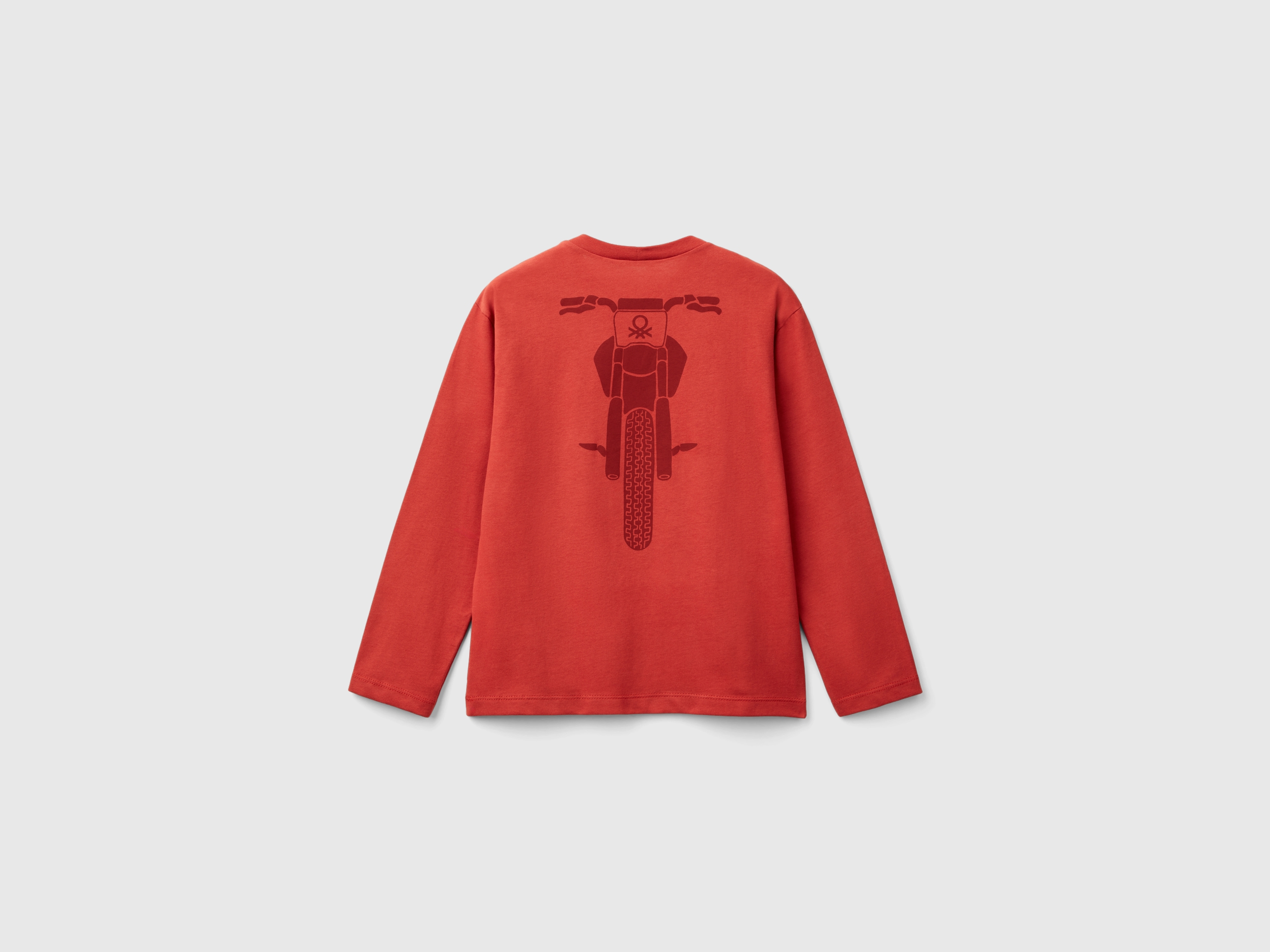 T-shirt en coton chaud à imprimé devant et derrière – Image 2