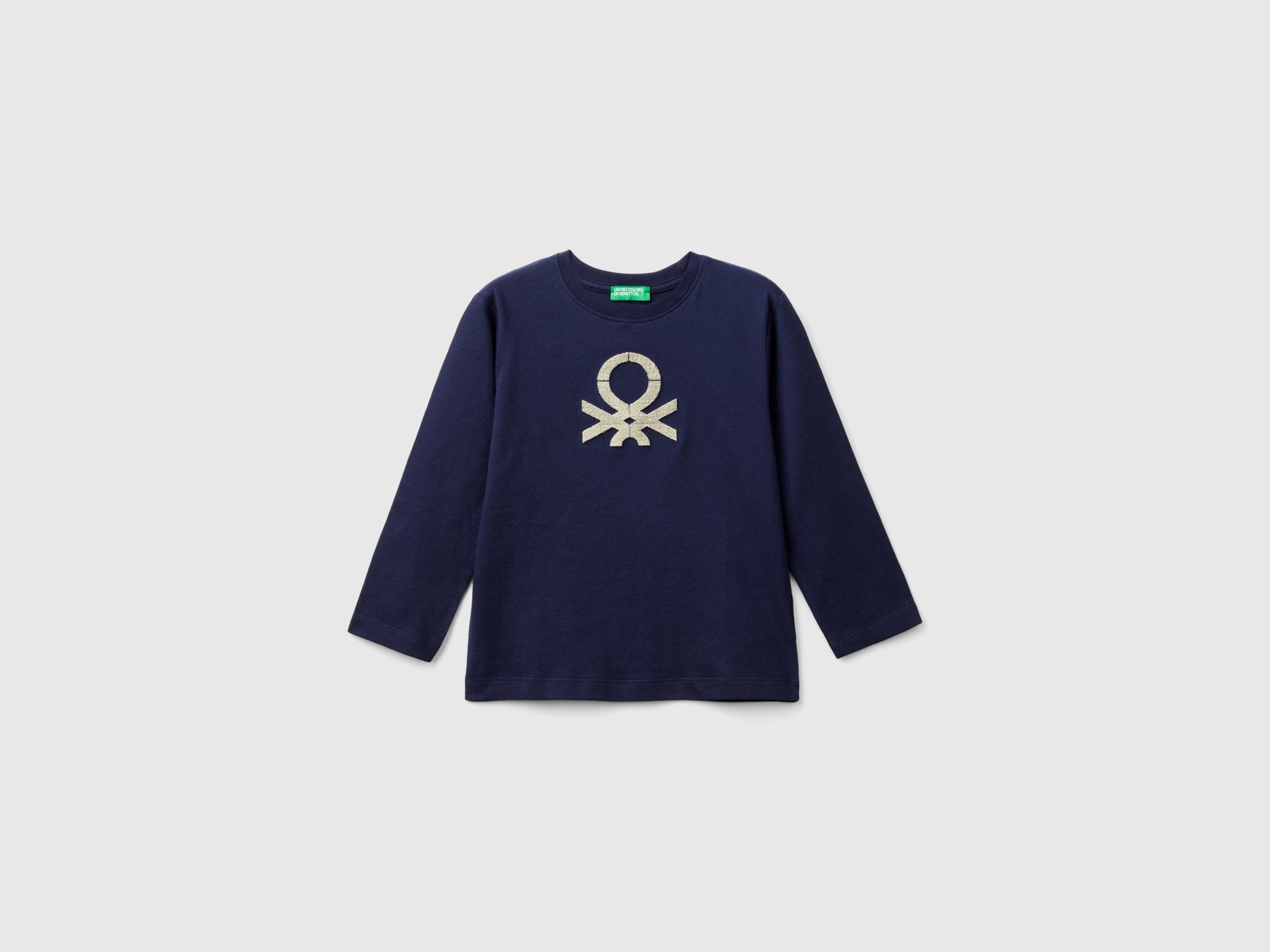 T-shirt avec broderie d’un logo en coton bio T-shirt avec broderie d’un logo en coton bio