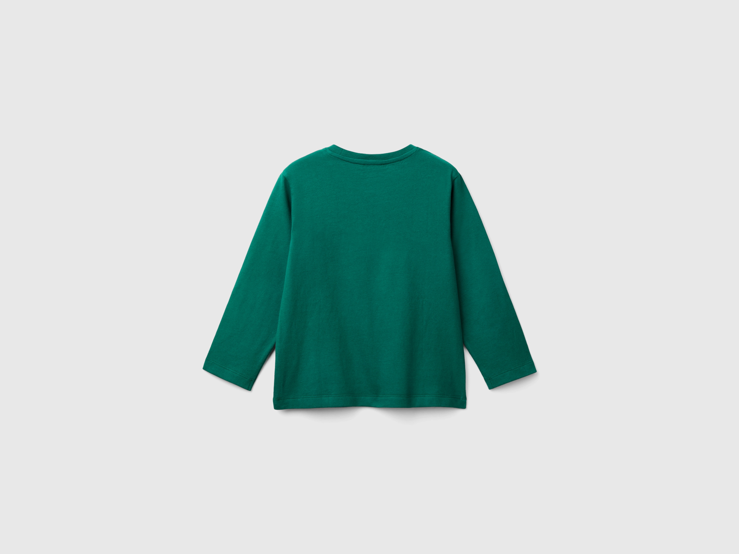 T-shirt avec broderie d'un logo en coton bio – Image 2