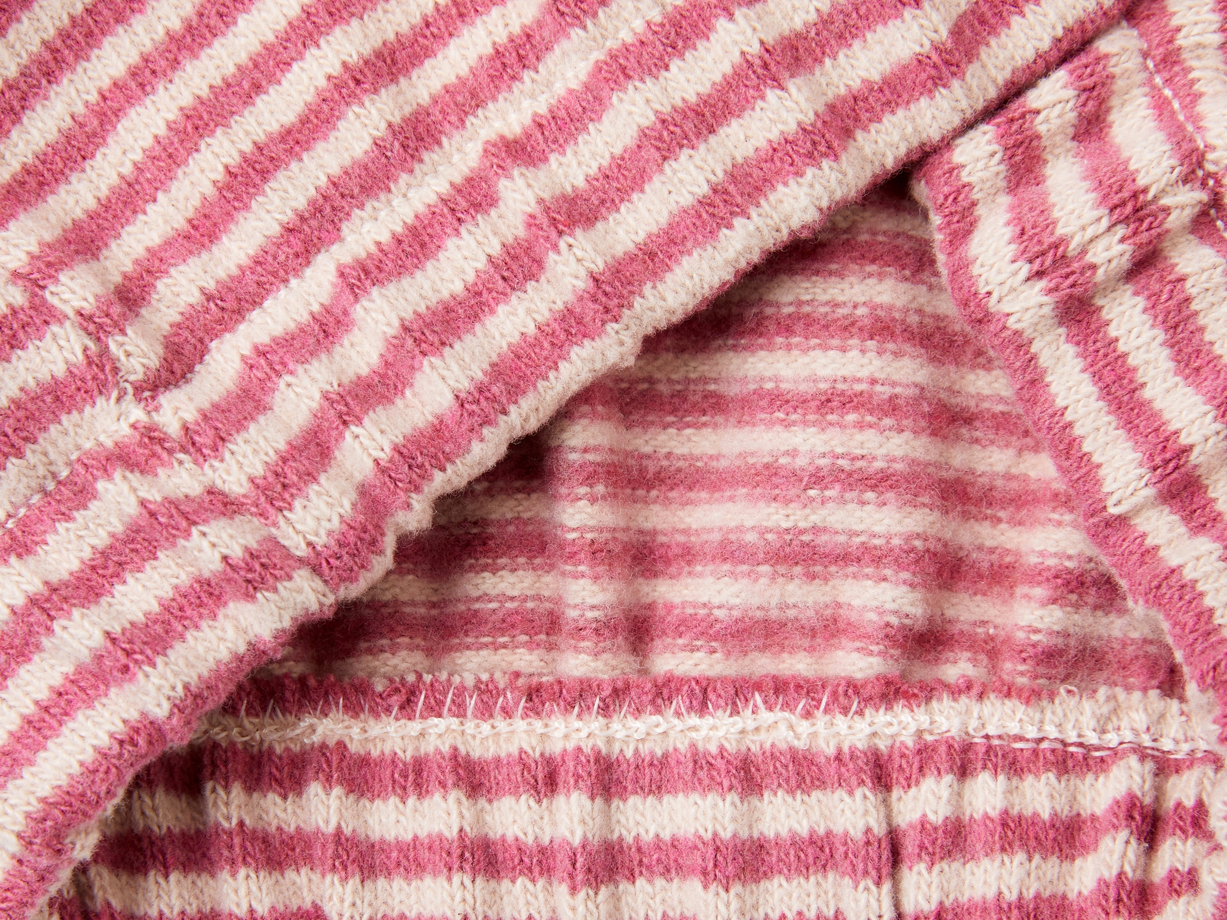 Sweat rayé en coton mélangé recyclé – Image 3