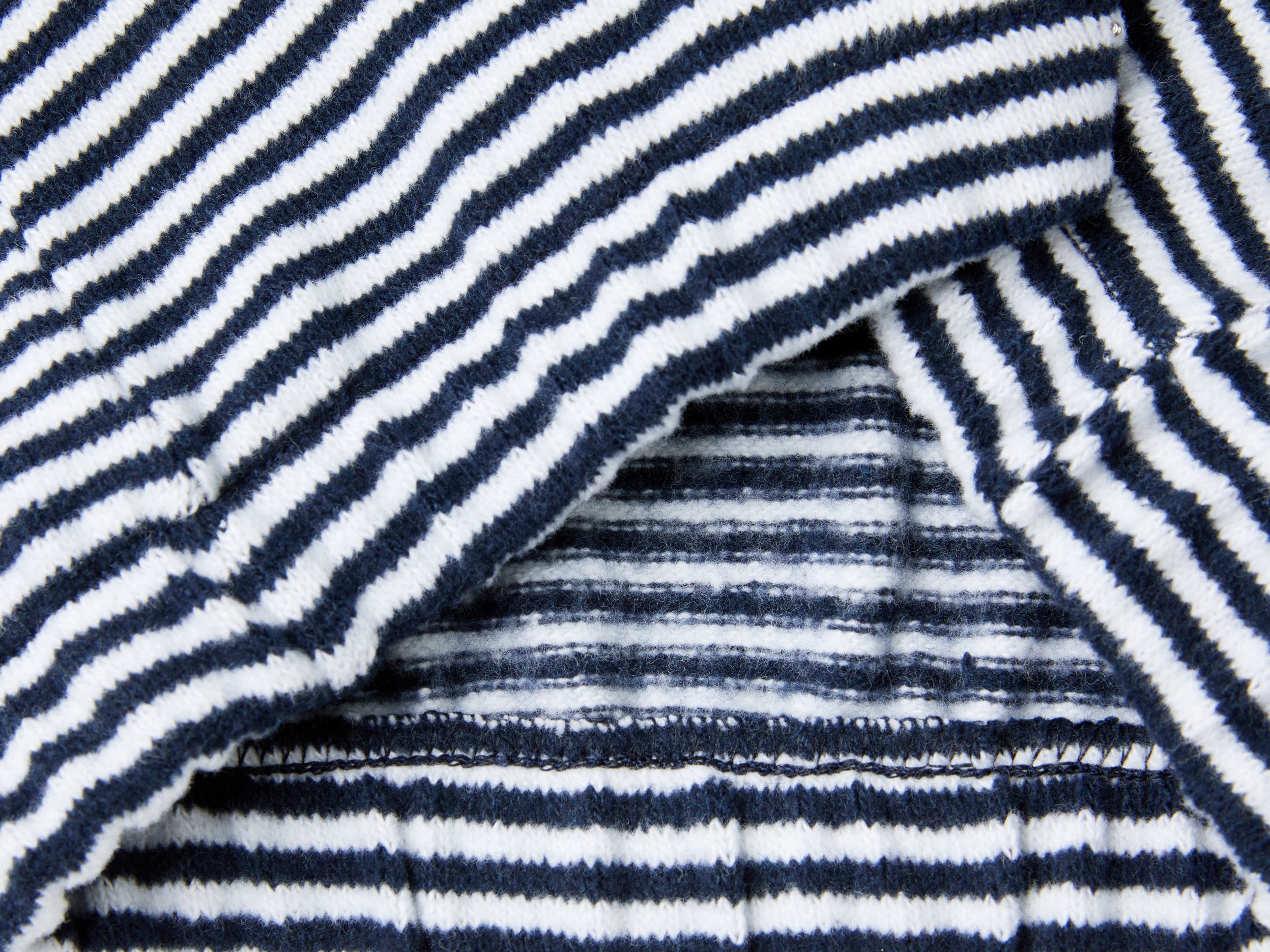 Sweat rayé en coton mélangé recyclé – Image 3