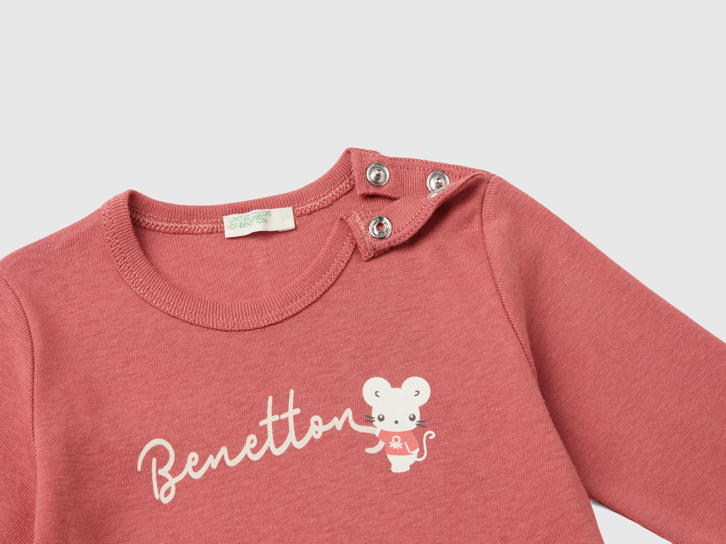 T-shirt à manches longues en 100 % coton bio – Image 3