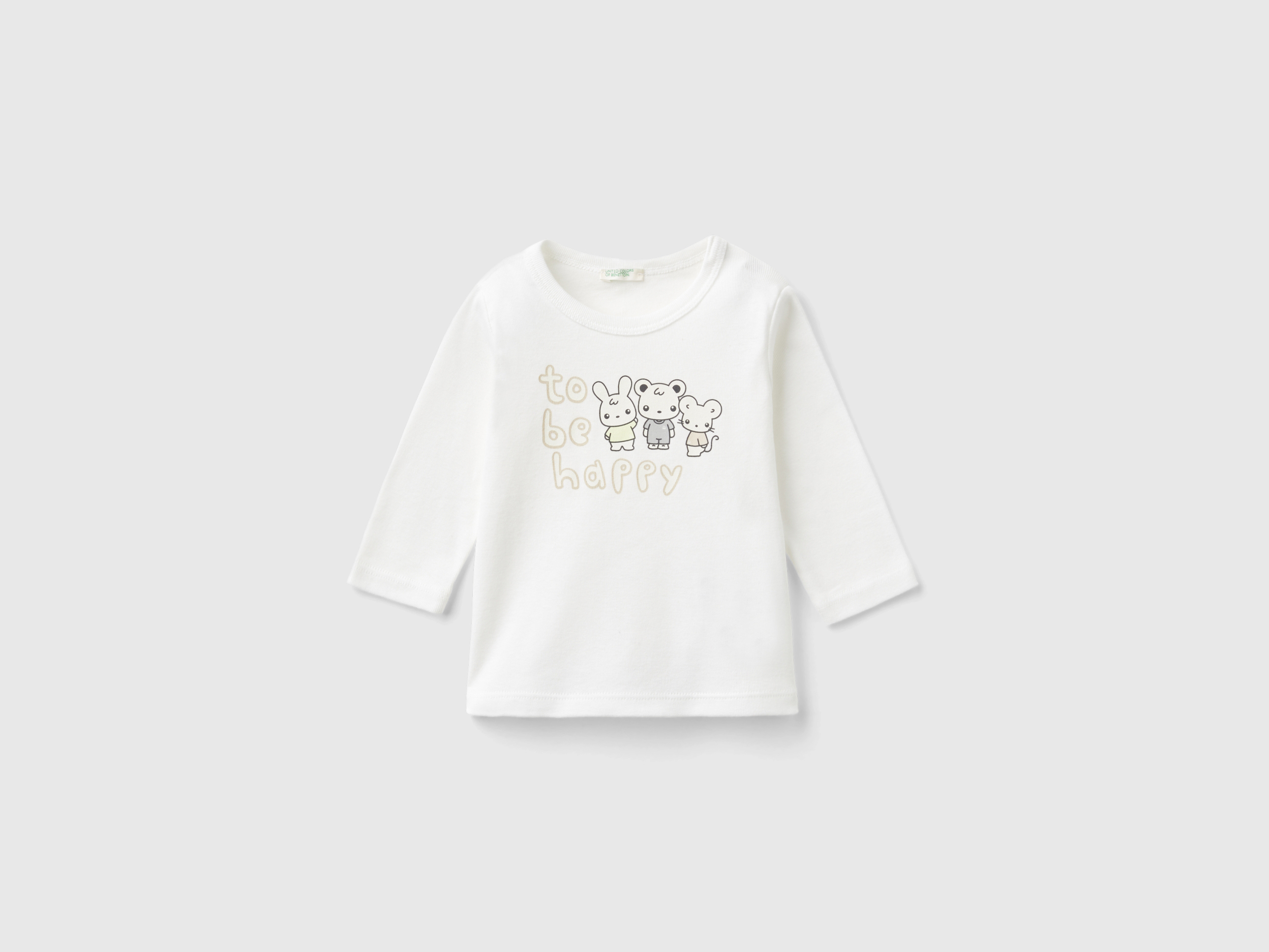 T-shirt à manches longues en 100 % coton bio T-shirt à manches longues en 100 % coton bio