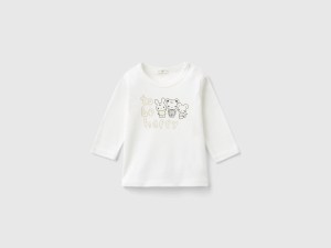 T-shirt à manches longues en 100 % coton bio T-shirt à manches longues en 100 % coton bio