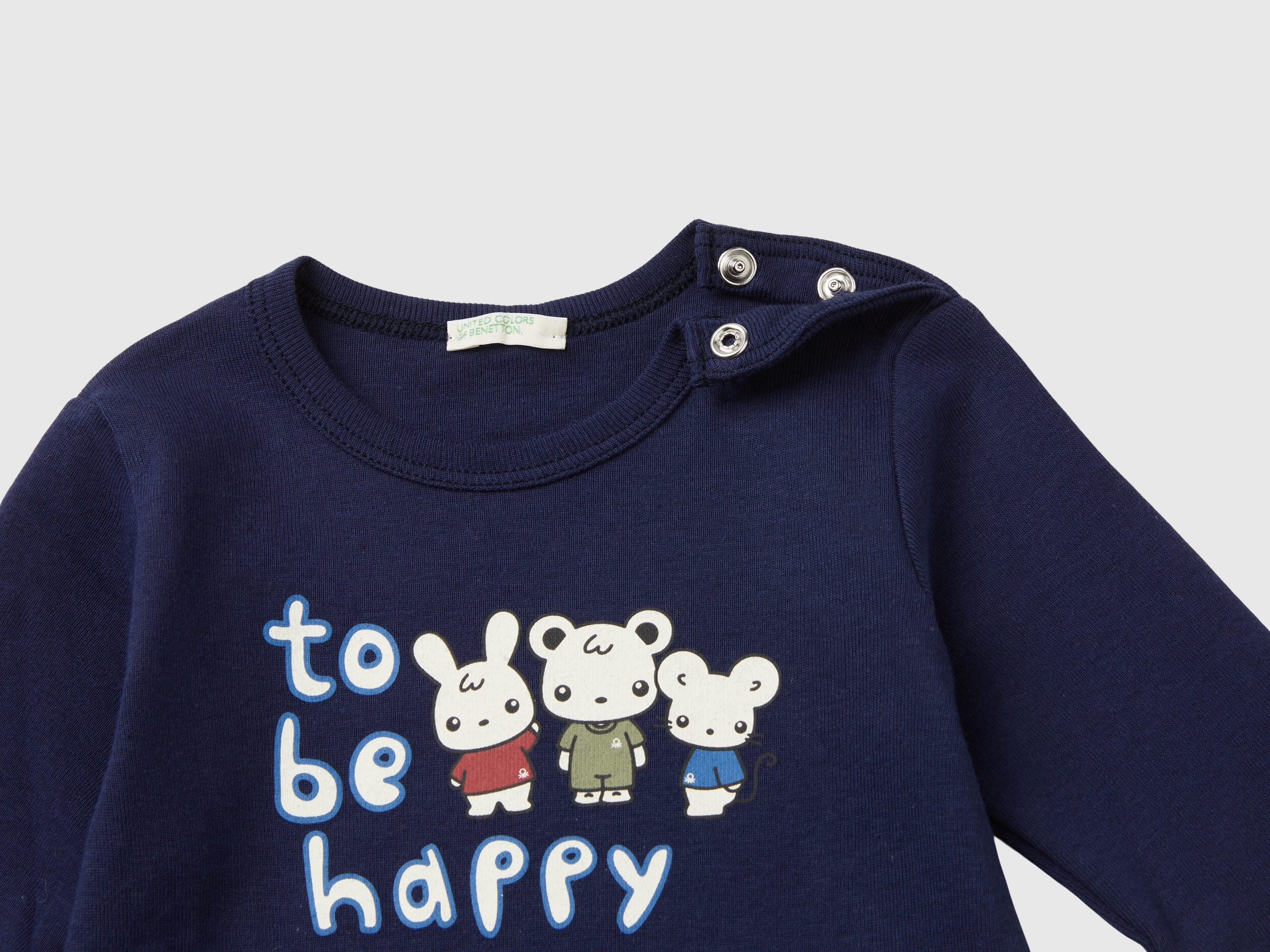 T-shirt à manches longues en 100 % coton bio – Image 3