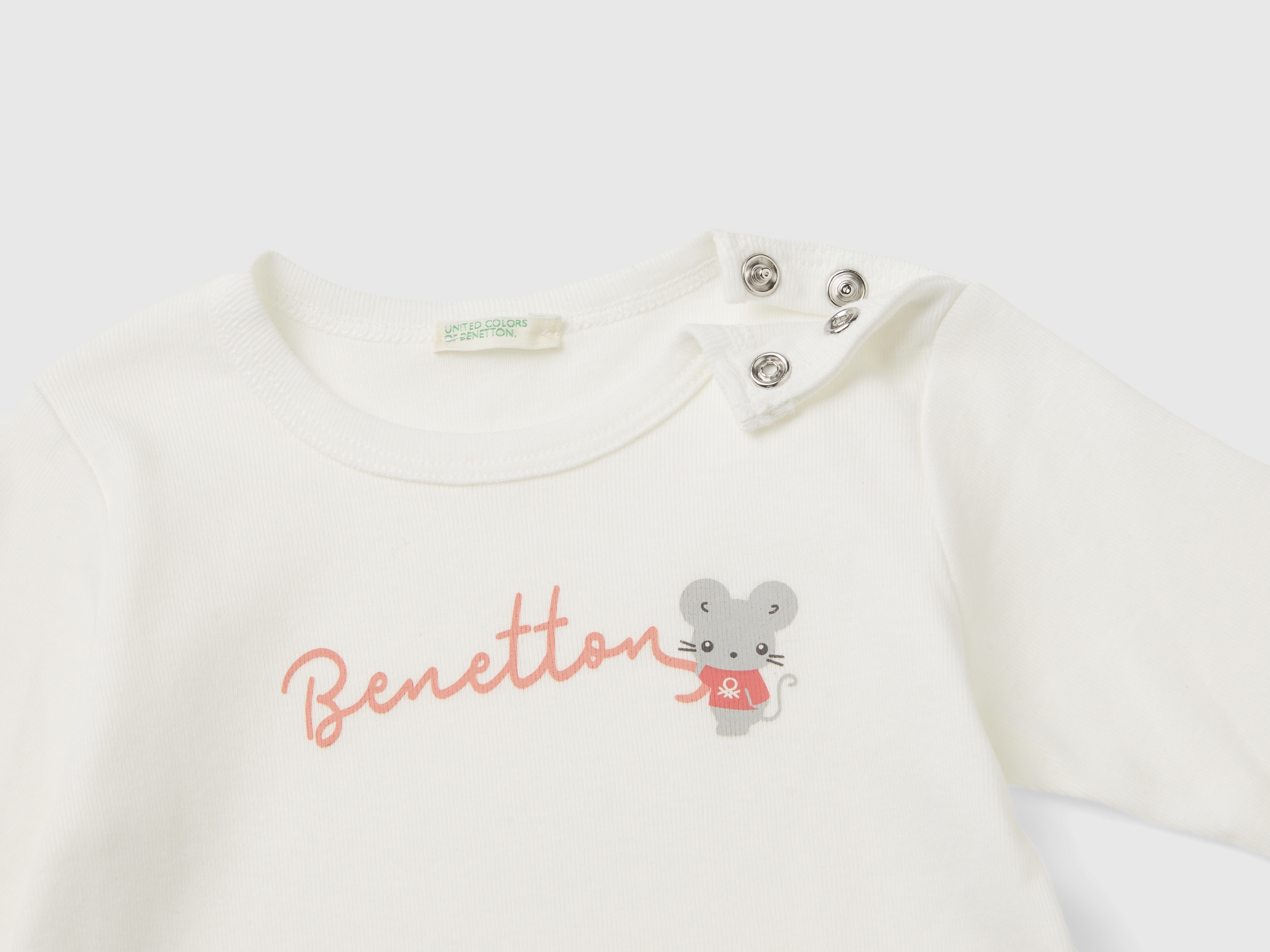 T-shirt à manches longues en 100 % coton bio – Image 3