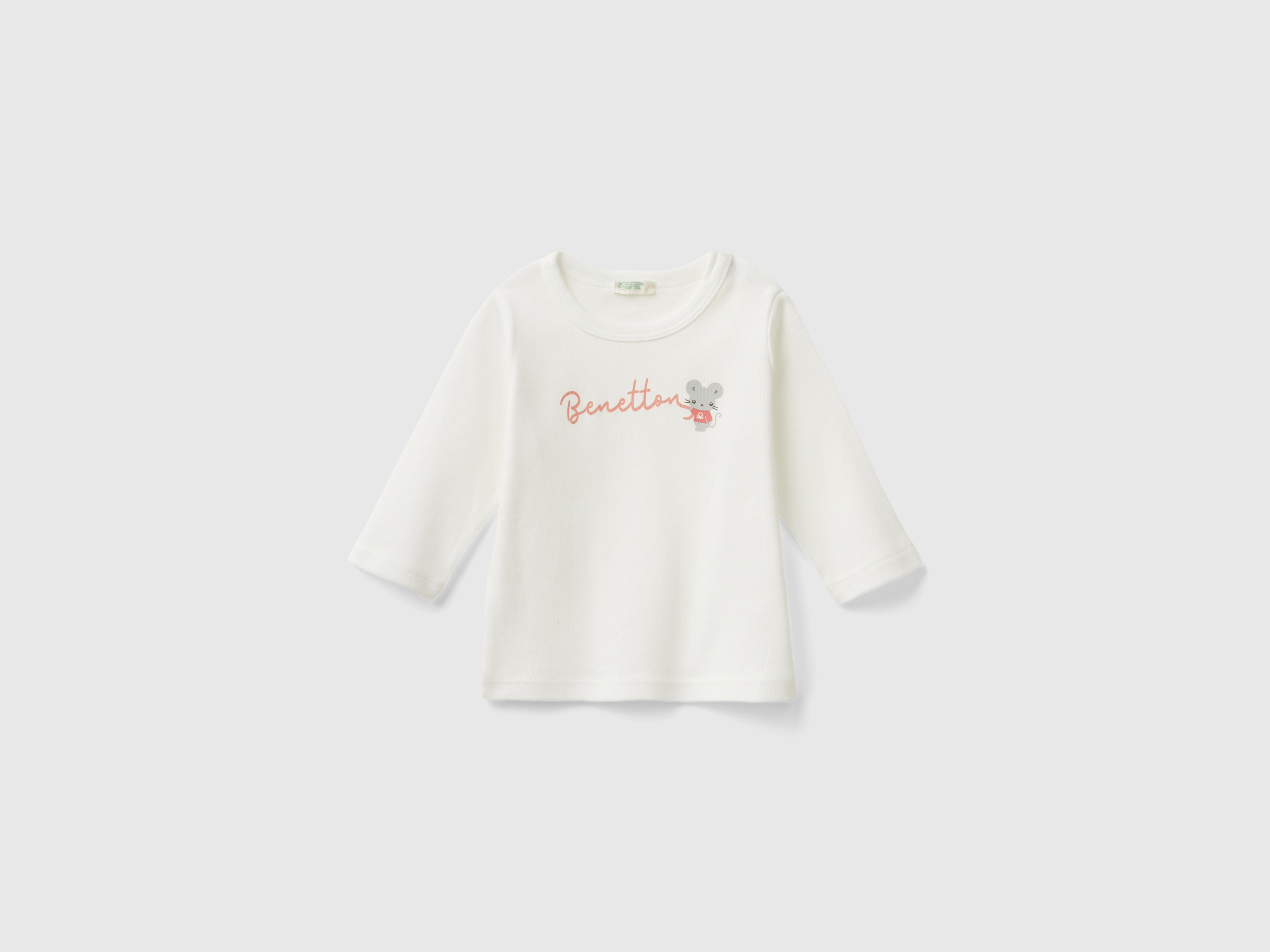 T-shirt à manches longues en 100 % coton bio T-shirt à manches longues en 100 % coton bio