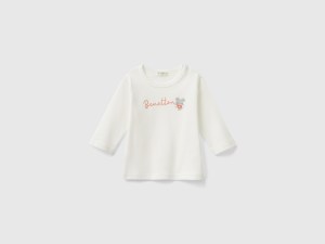 T-shirt à manches longues en 100 % coton bio T-shirt à manches longues en 100 % coton bio