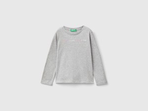 T-shirt à imprimé pailleté en coton bio T-shirt à imprimé pailleté en coton bio