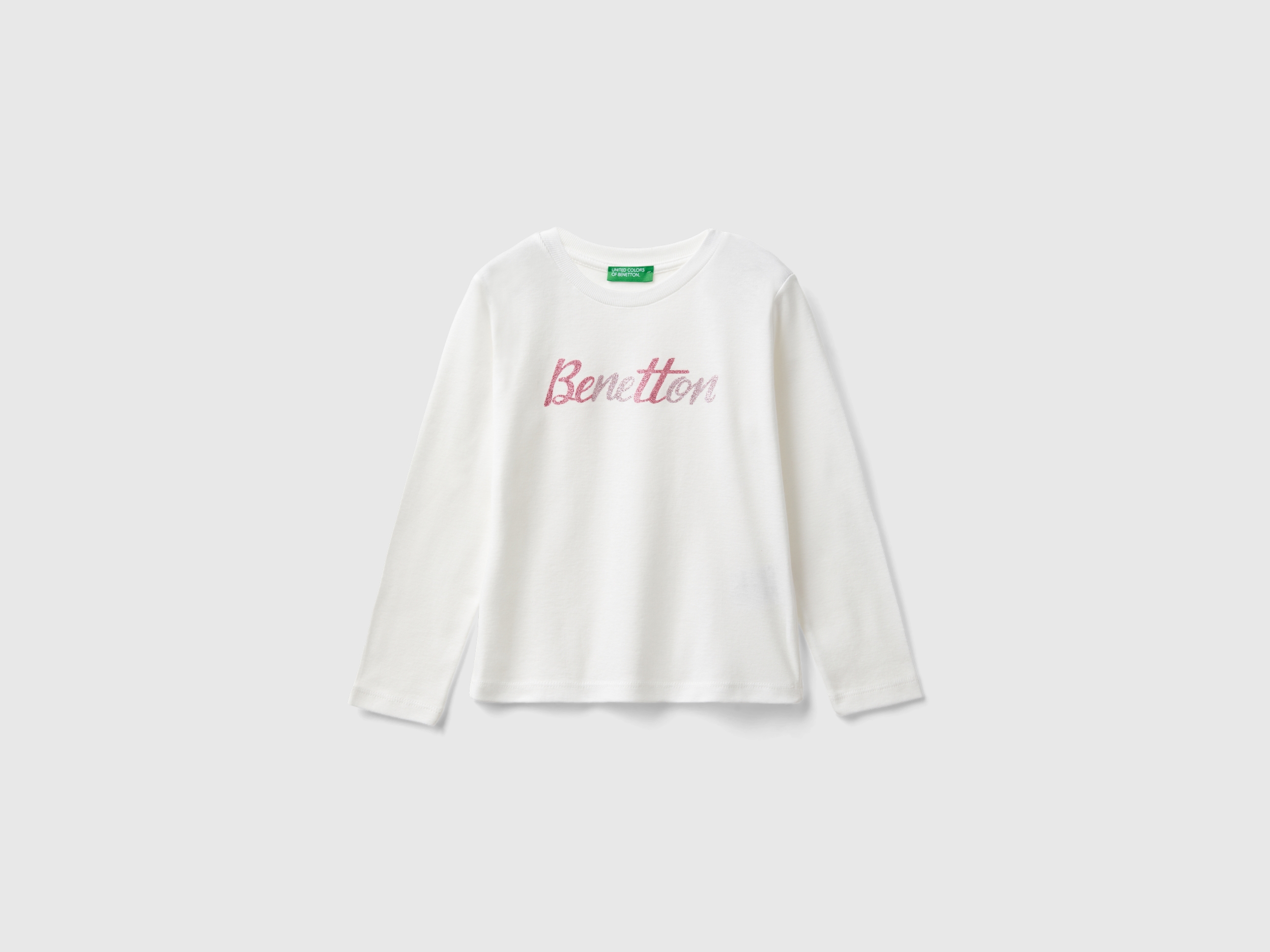 T-shirt à imprimé pailleté en coton bio T-shirt à imprimé pailleté en coton bio