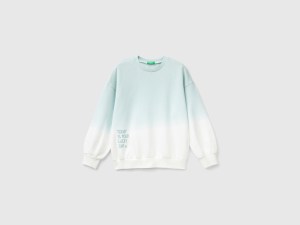 Sweat brodé effet dip-dye Sweat brodé effet dip-dye