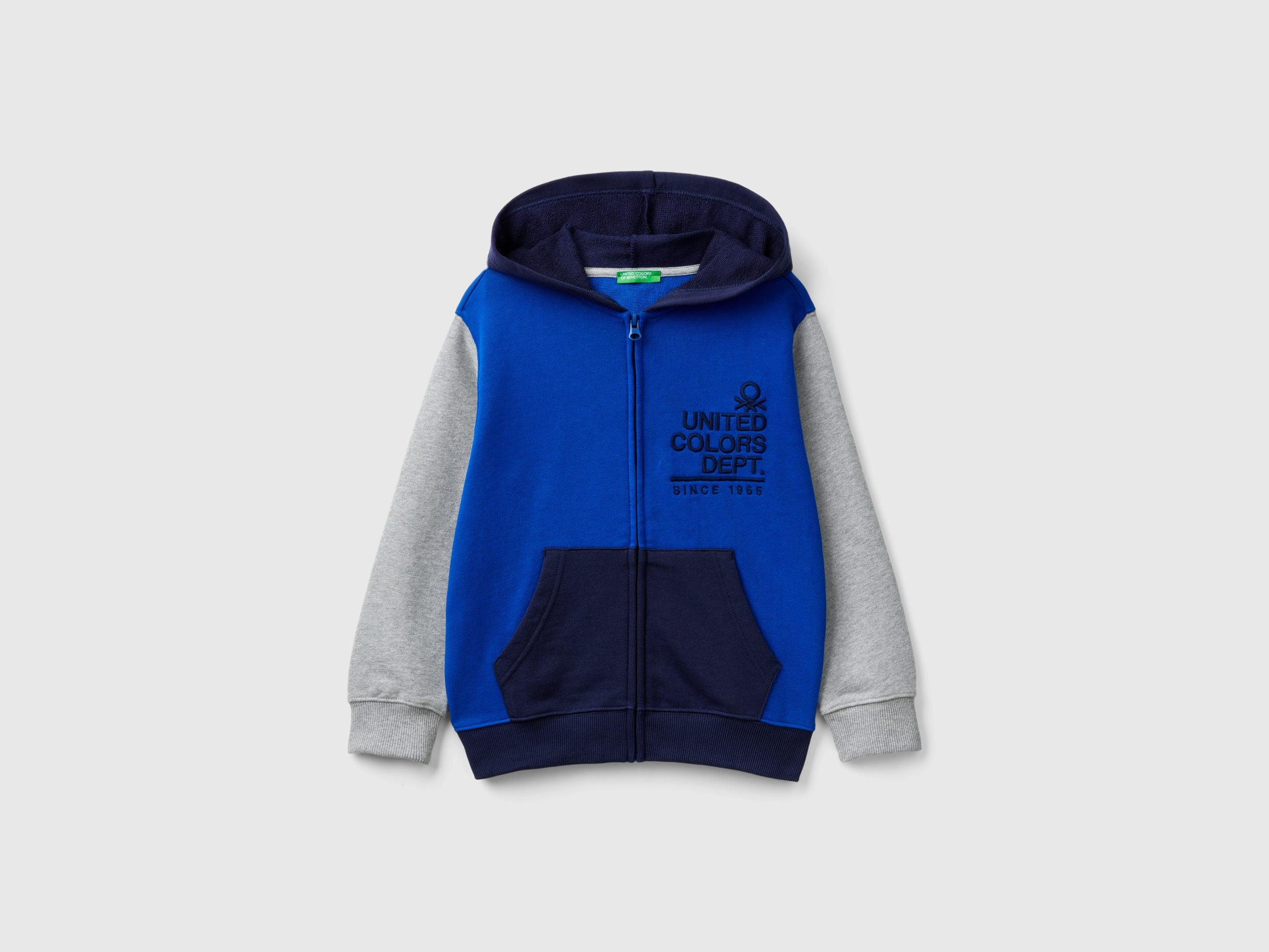 Sweat zippé à logo brodé Sweat zippé à logo brodé