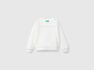 Sweat en 100 % coton bio à logo Sweat en 100 % coton bio à logo