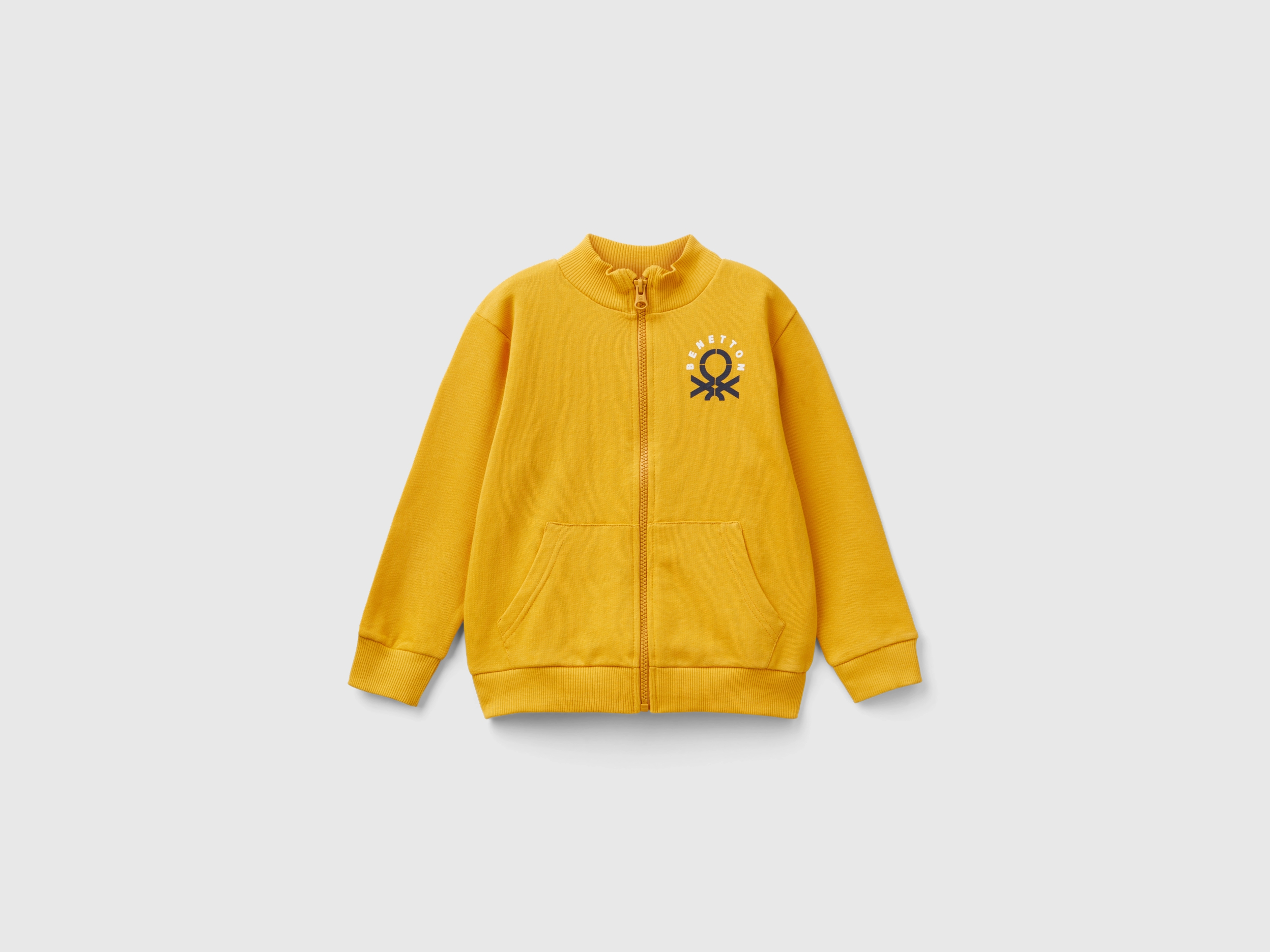 Sweat zippé en coton bio Sweat zippé en coton bio