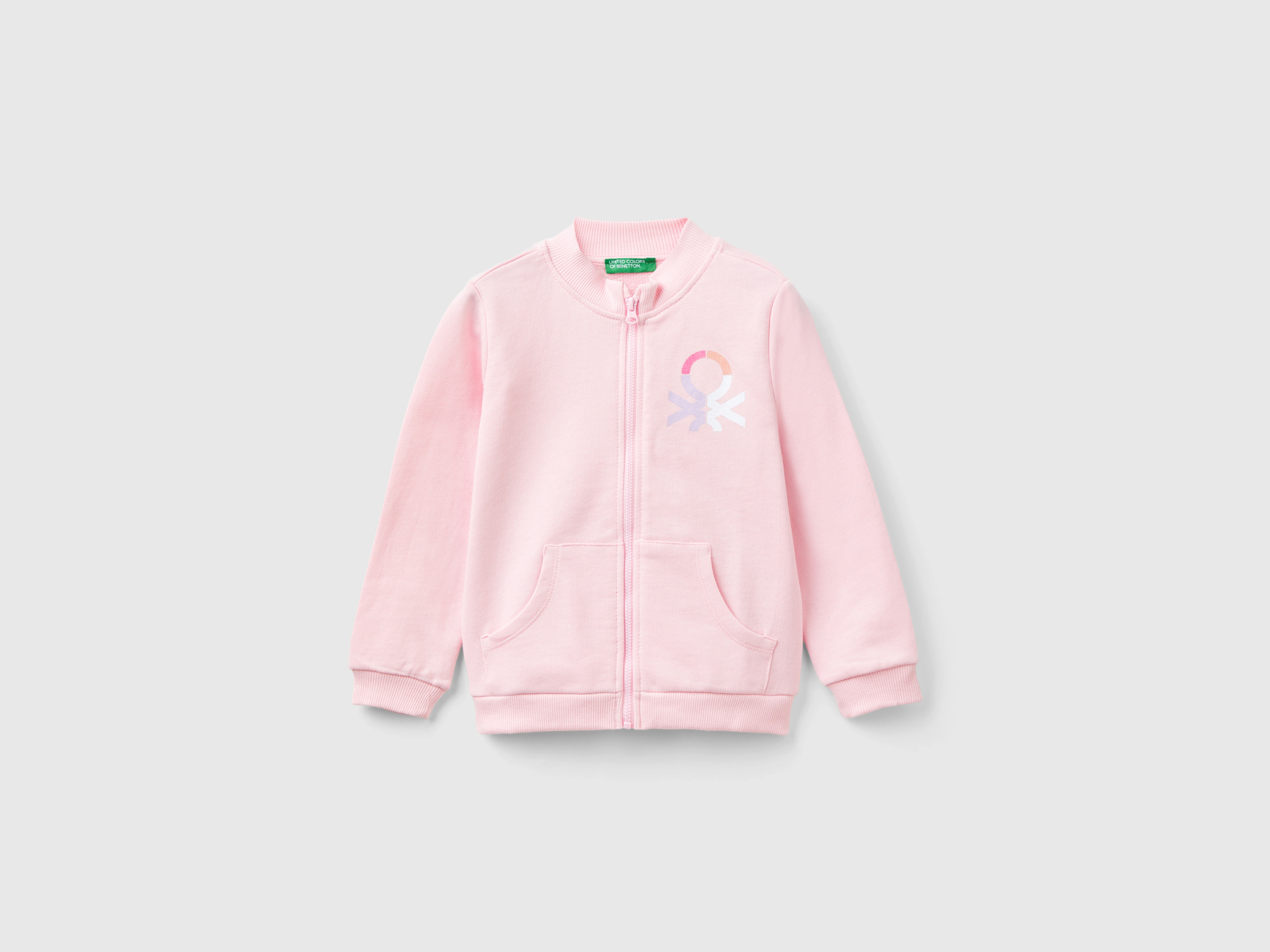 Sweat zippé en coton bio Sweat zippé en coton bio