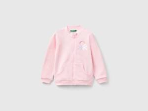 Sweat zippé en coton bio Sweat zippé en coton bio