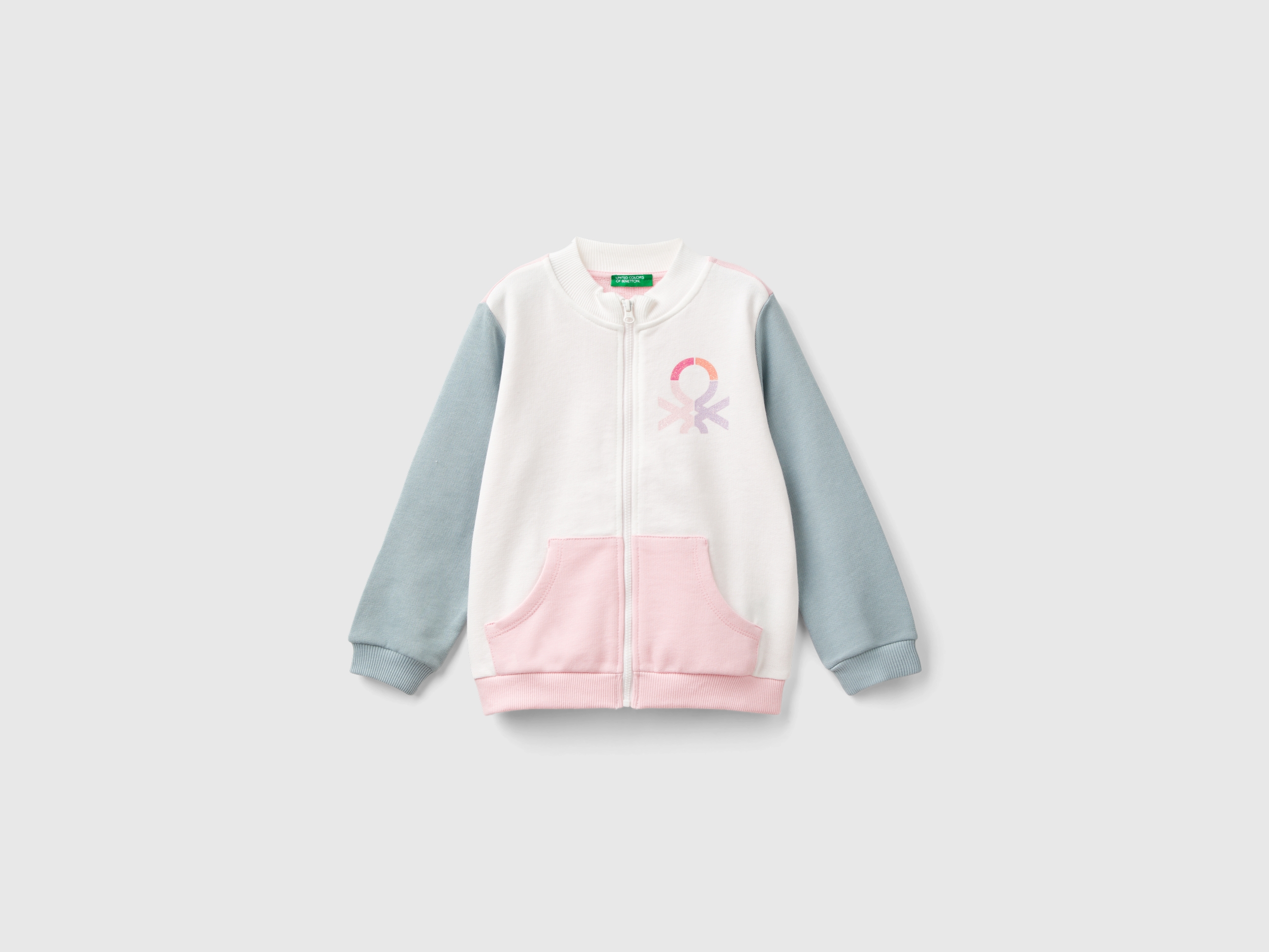 Sweat zippé en coton bio Sweat zippé en coton bio