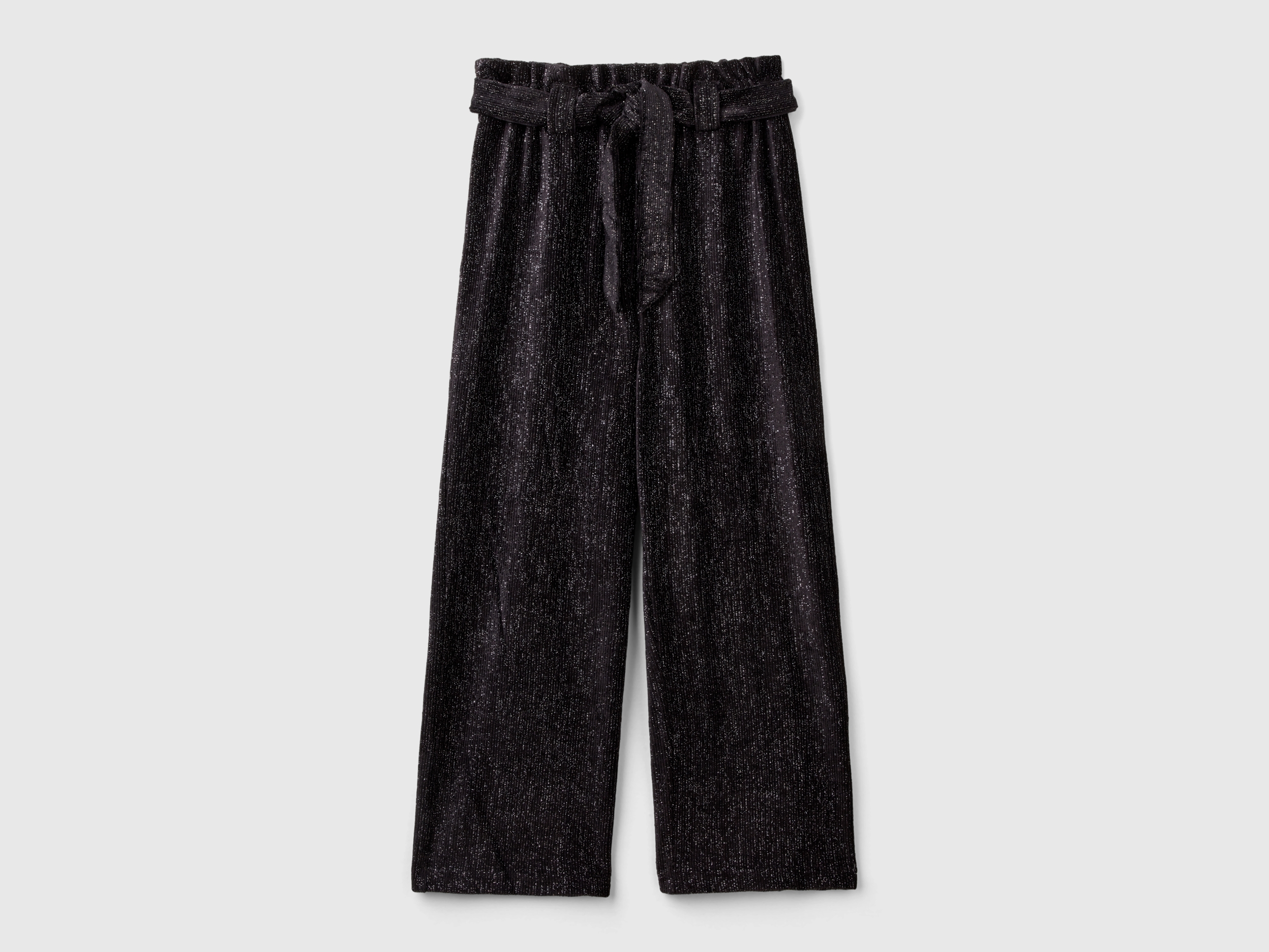 Pantalon coupe wide avec lurex Pantalon coupe wide avec lurex