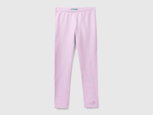 Legging en coton stretch à logo Legging en coton stretch à logo