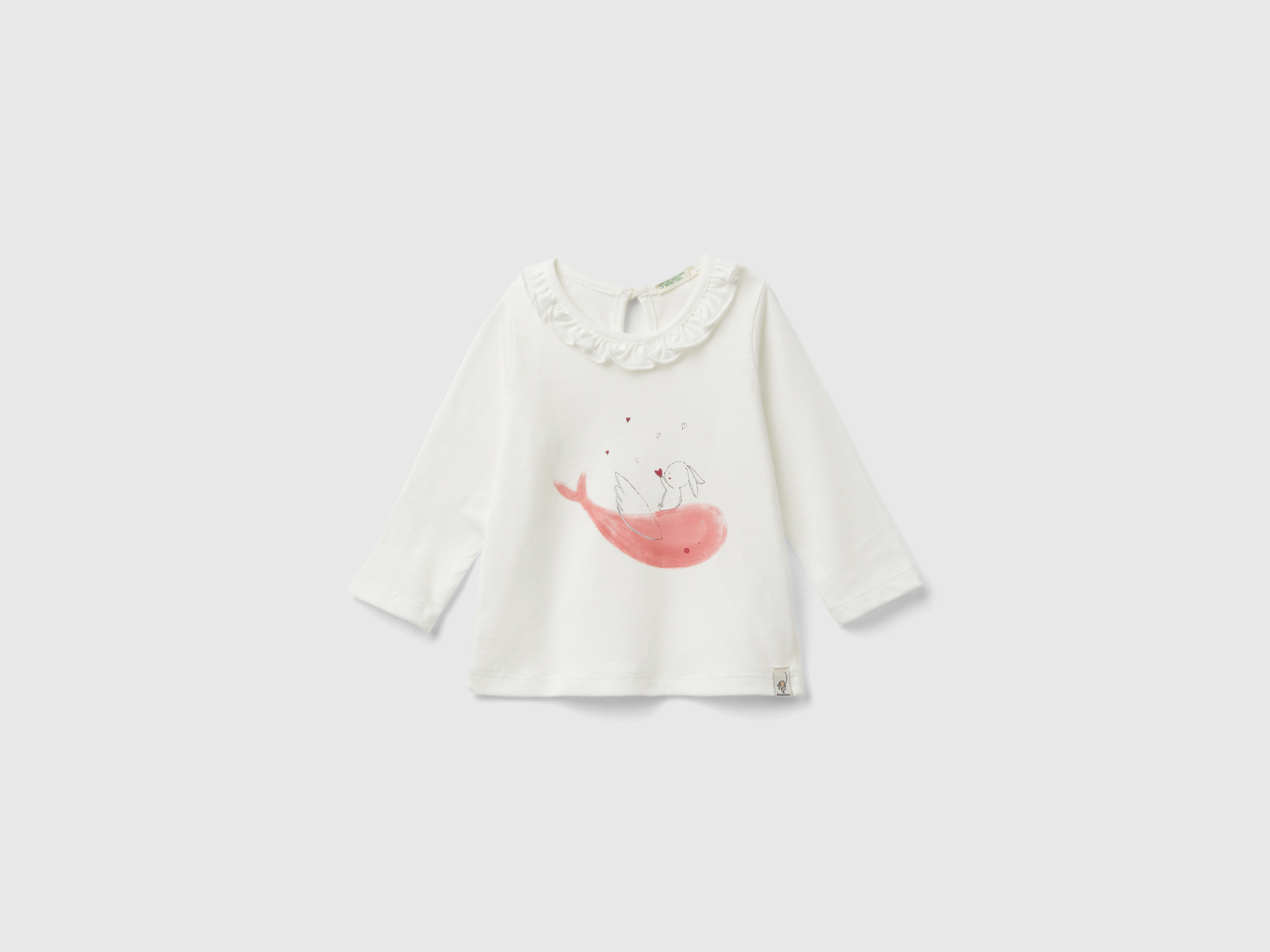 T-shirt avec col à volants T-shirt avec col à volants