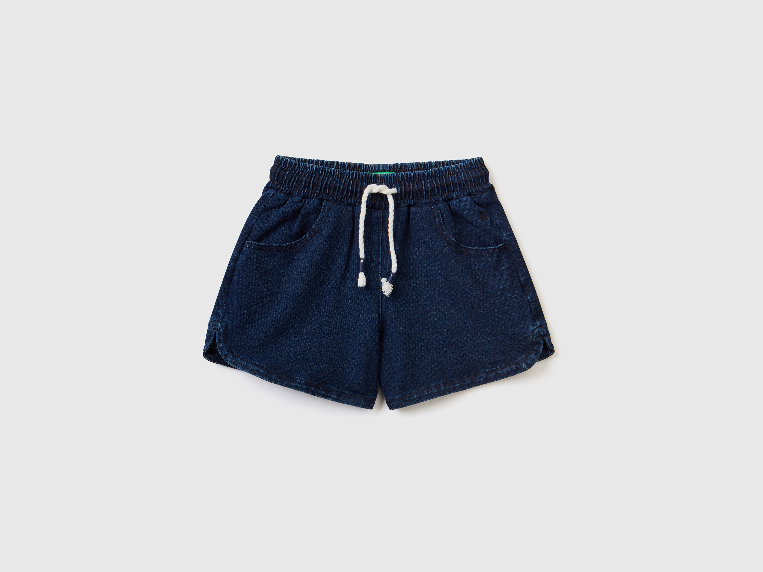 Bermuda en molleton effet denim Bermuda en molleton effet denim