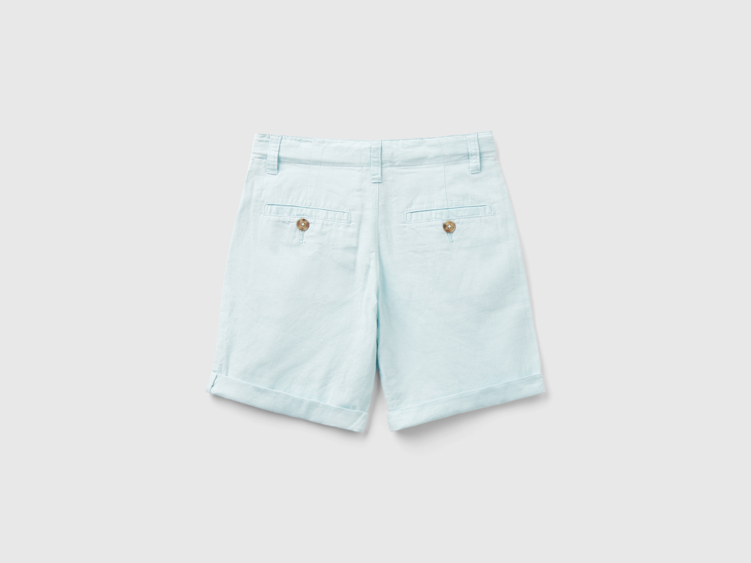 Bermuda de type chino en lin mélangé – Image 2