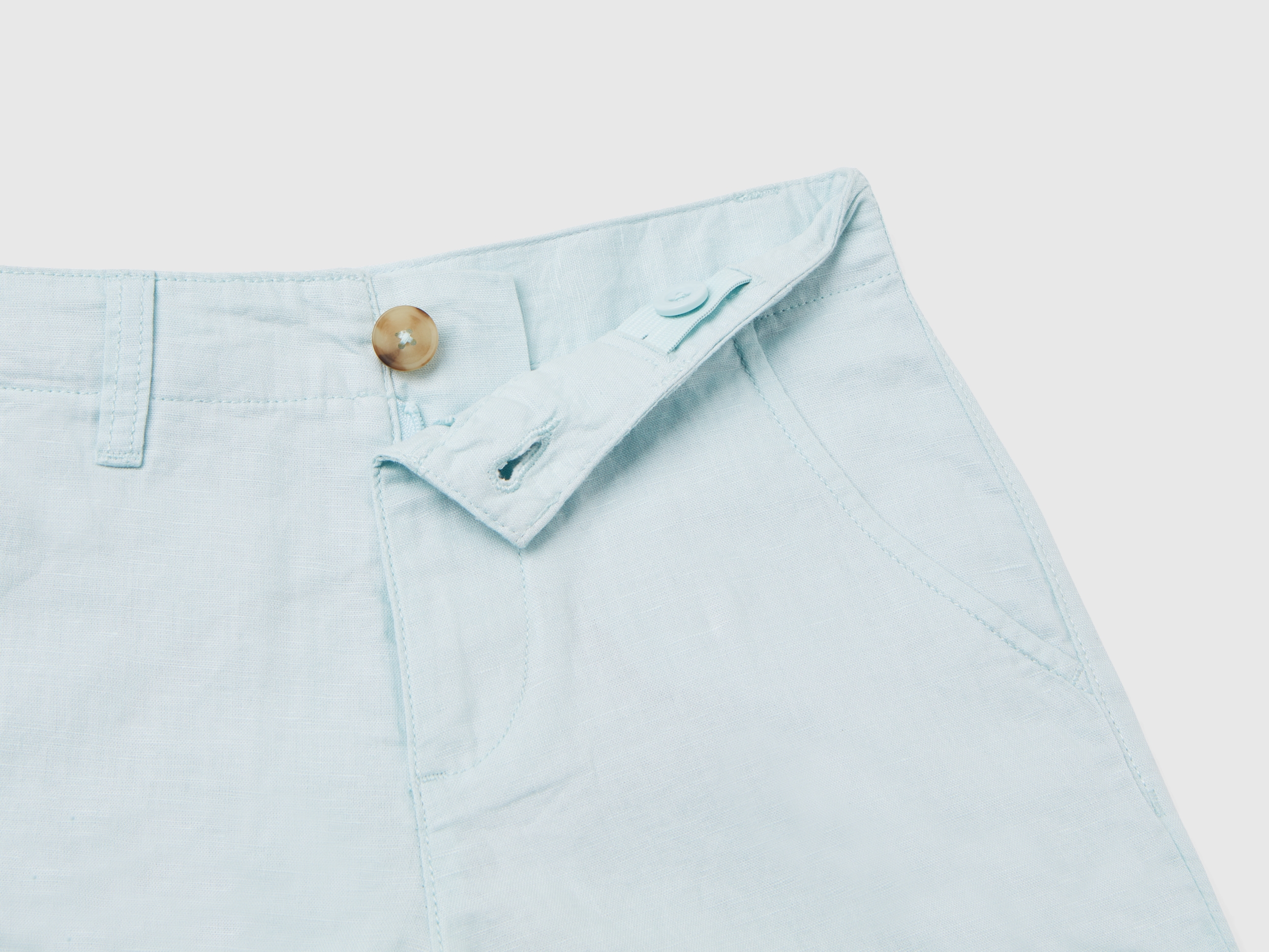 Bermuda de type chino en lin mélangé – Image 3
