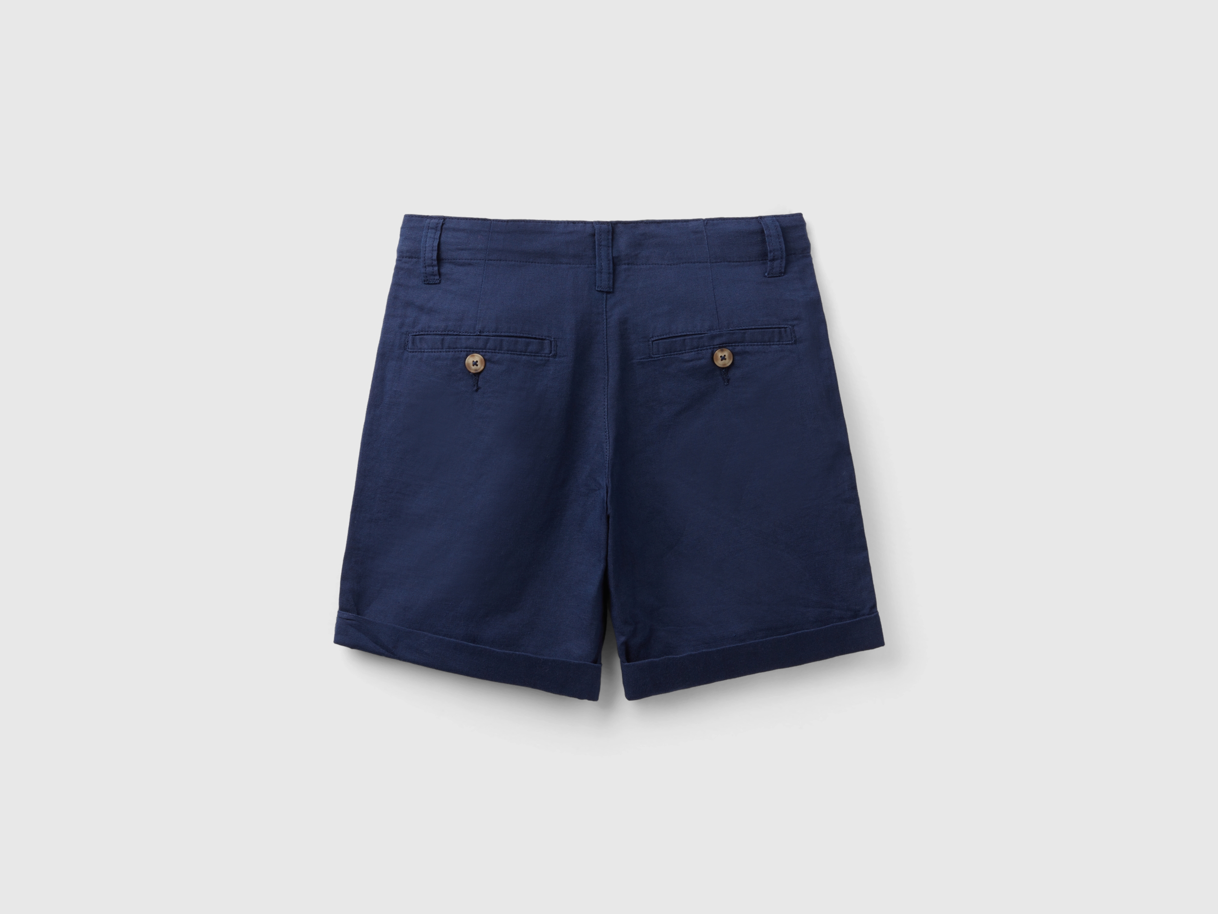 Bermuda de type chino en lin mélangé – Image 2