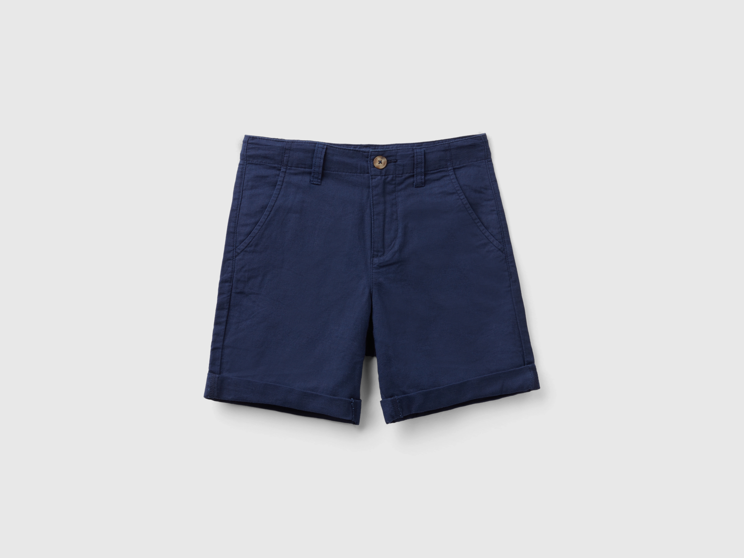 Bermuda de type chino en lin mélangé Bermuda de type chino en lin mélangé