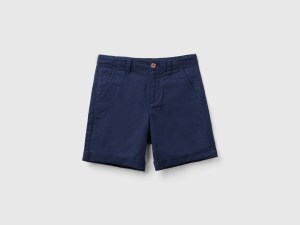 Bermuda de type chino en lin mélangé Bermuda de type chino en lin mélangé