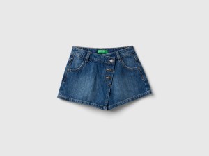Jupe-culotte en jeans Jupe-culotte en jeans