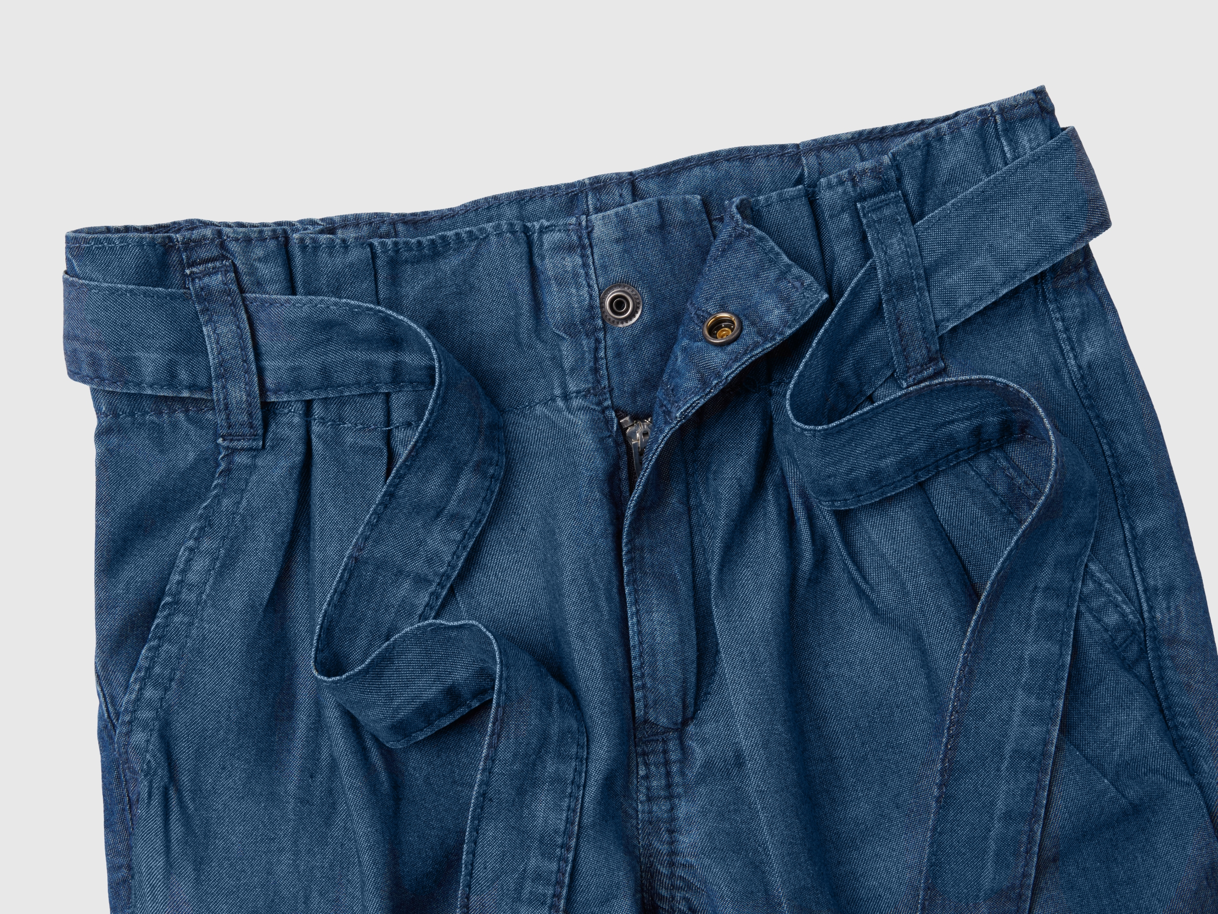 Pantalon paperbag avec ceinture – Image 3