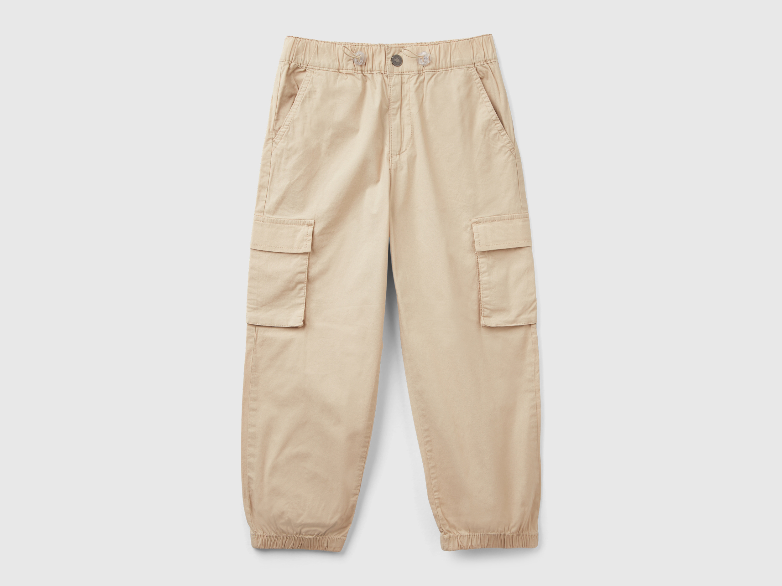 Pantalon parachute en coton stretch Pantalon parachute en coton stretch