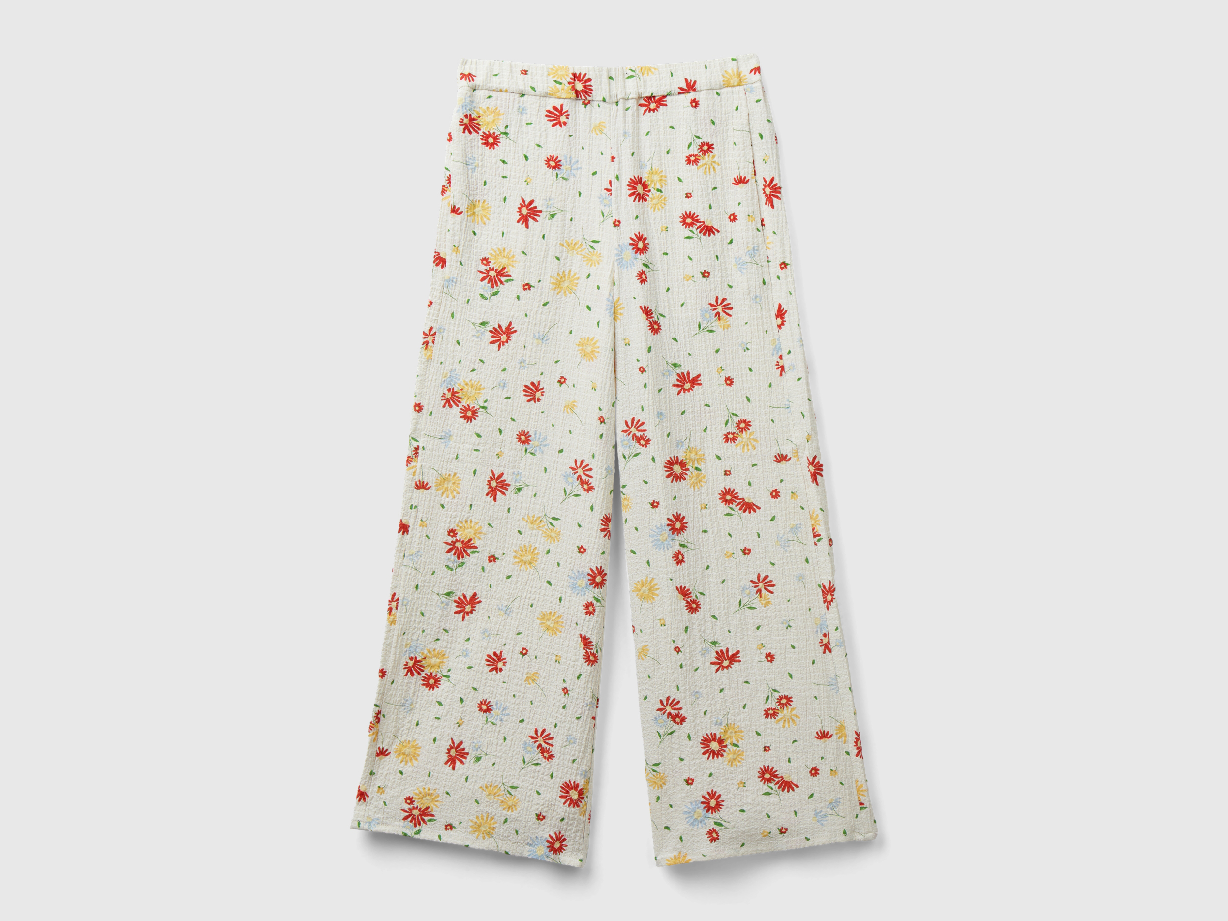 Pantalon léger à fleurs Pantalon léger à fleurs