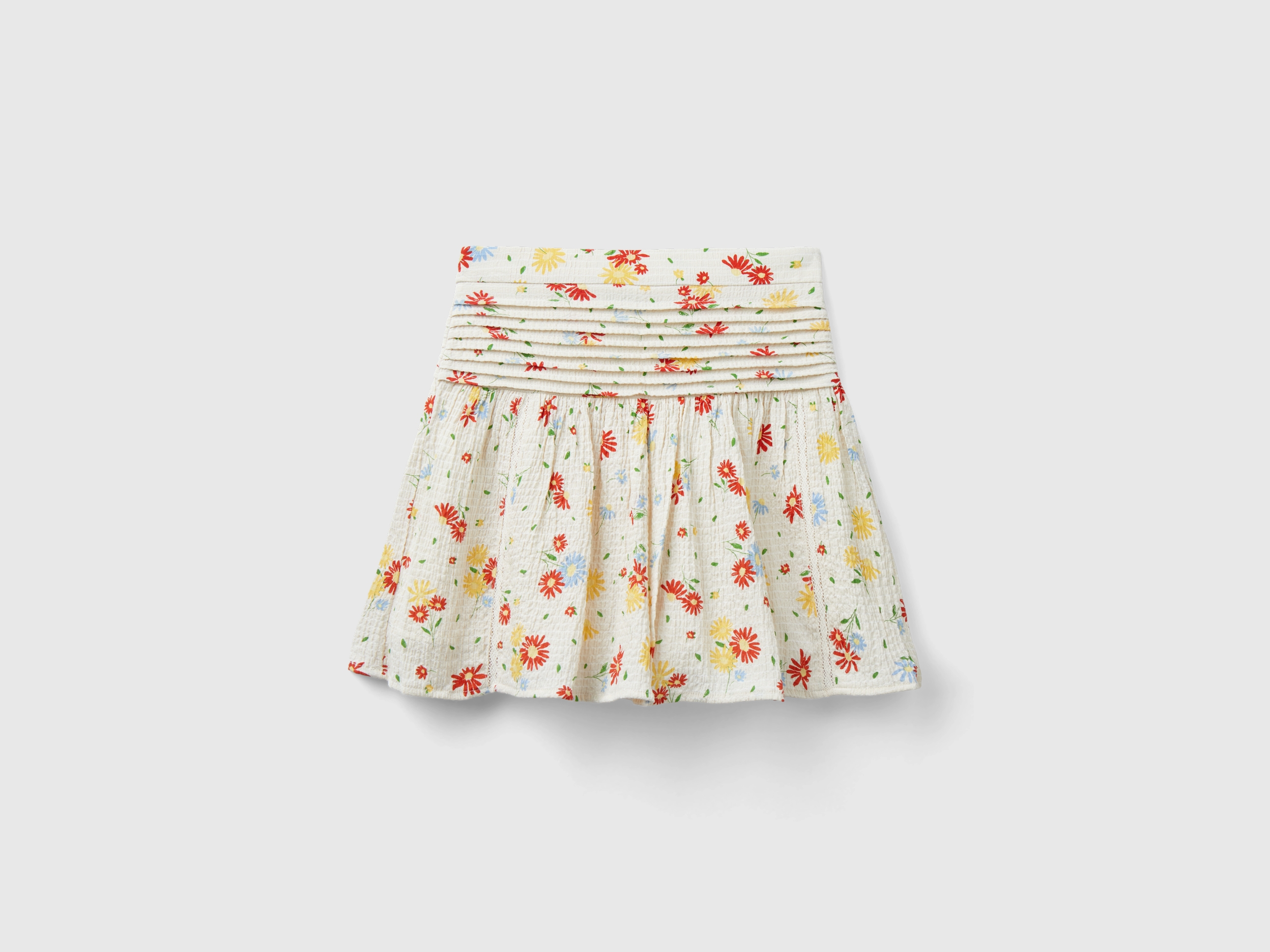 Jupe légère à fleurs Jupe légère à fleurs