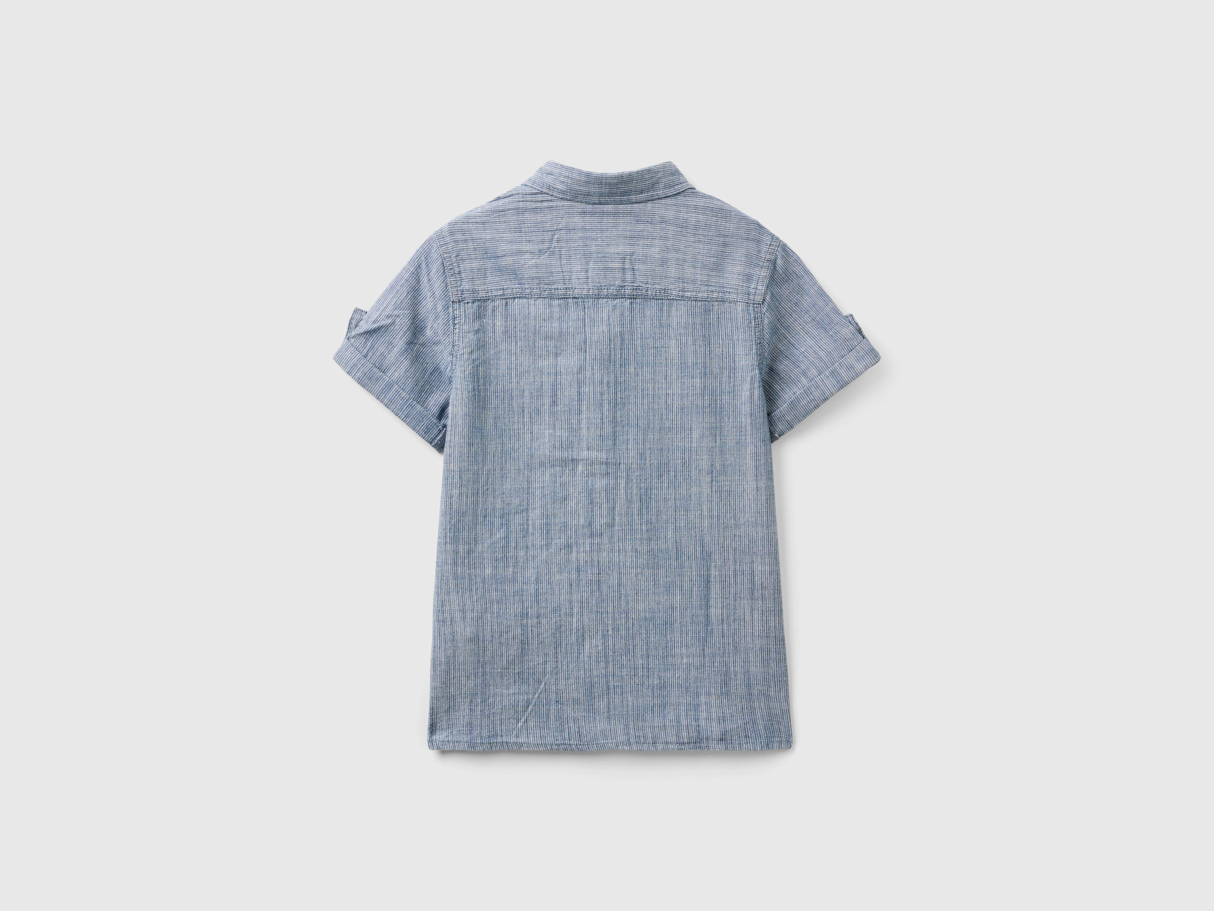 Chemise à rayures en chambray – Image 2