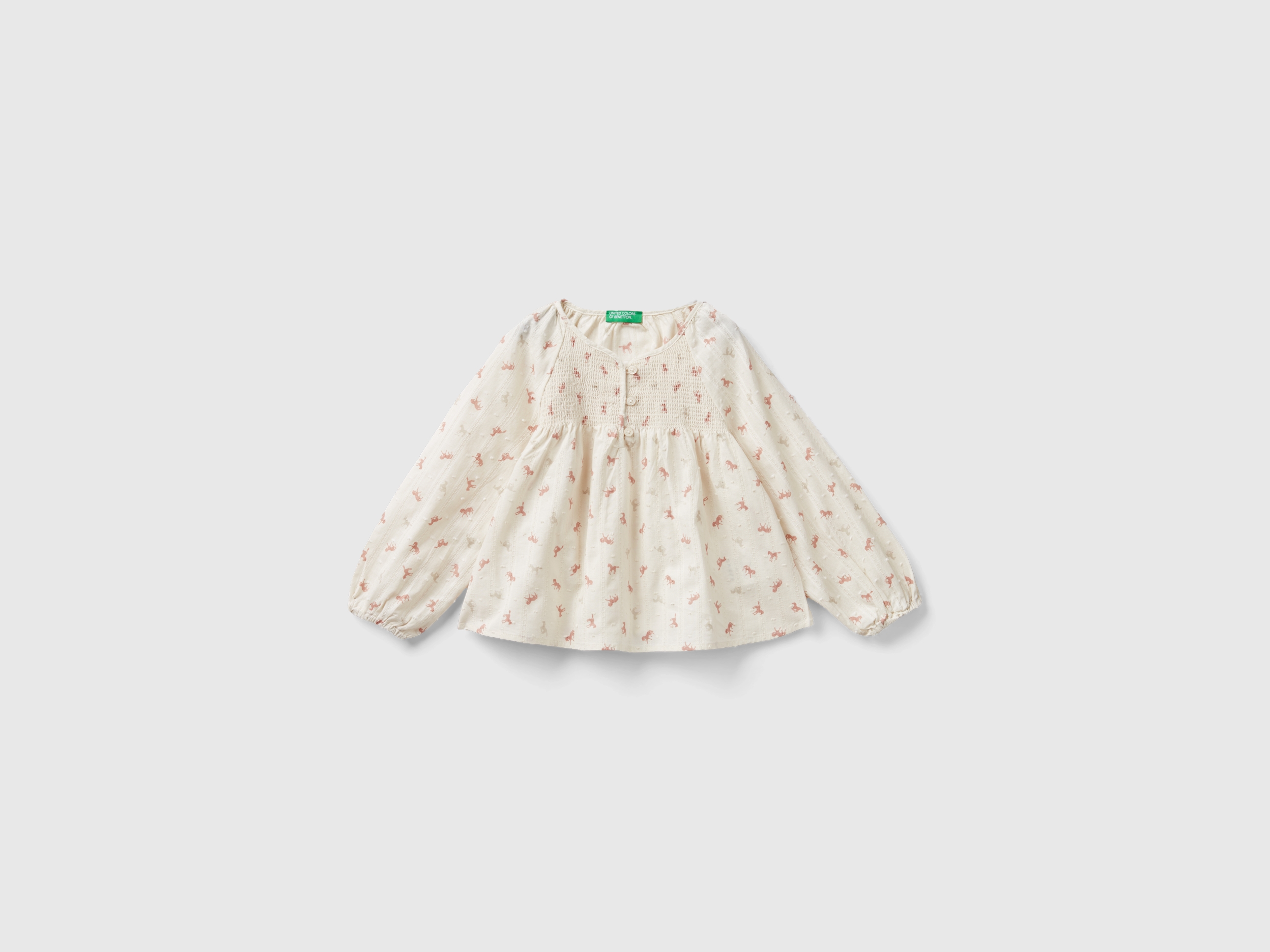 Blouse légère à motif chevaux Blouse légère à motif chevaux