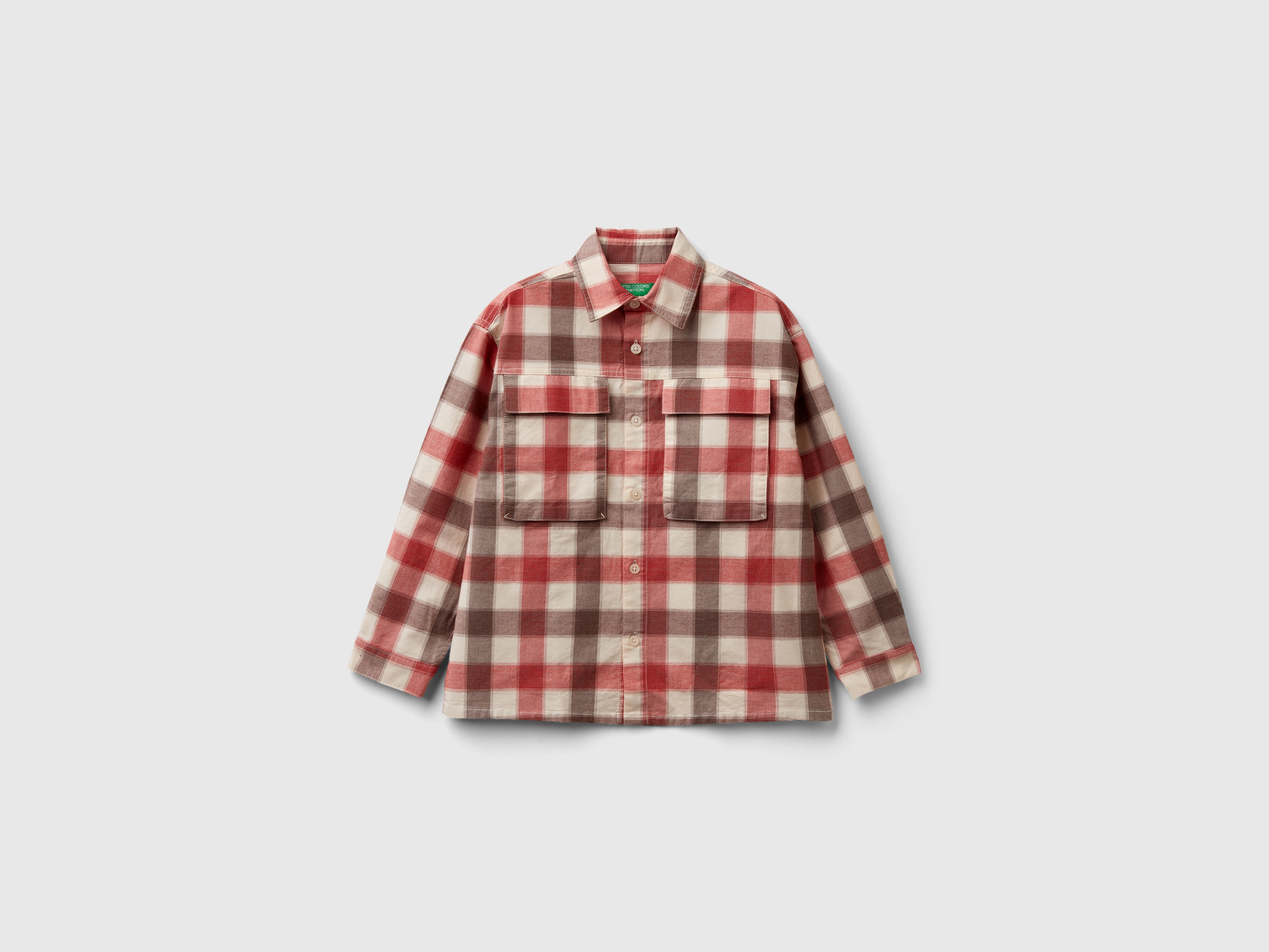 Chemise à carreaux en coton stretch Chemise à carreaux en coton stretch