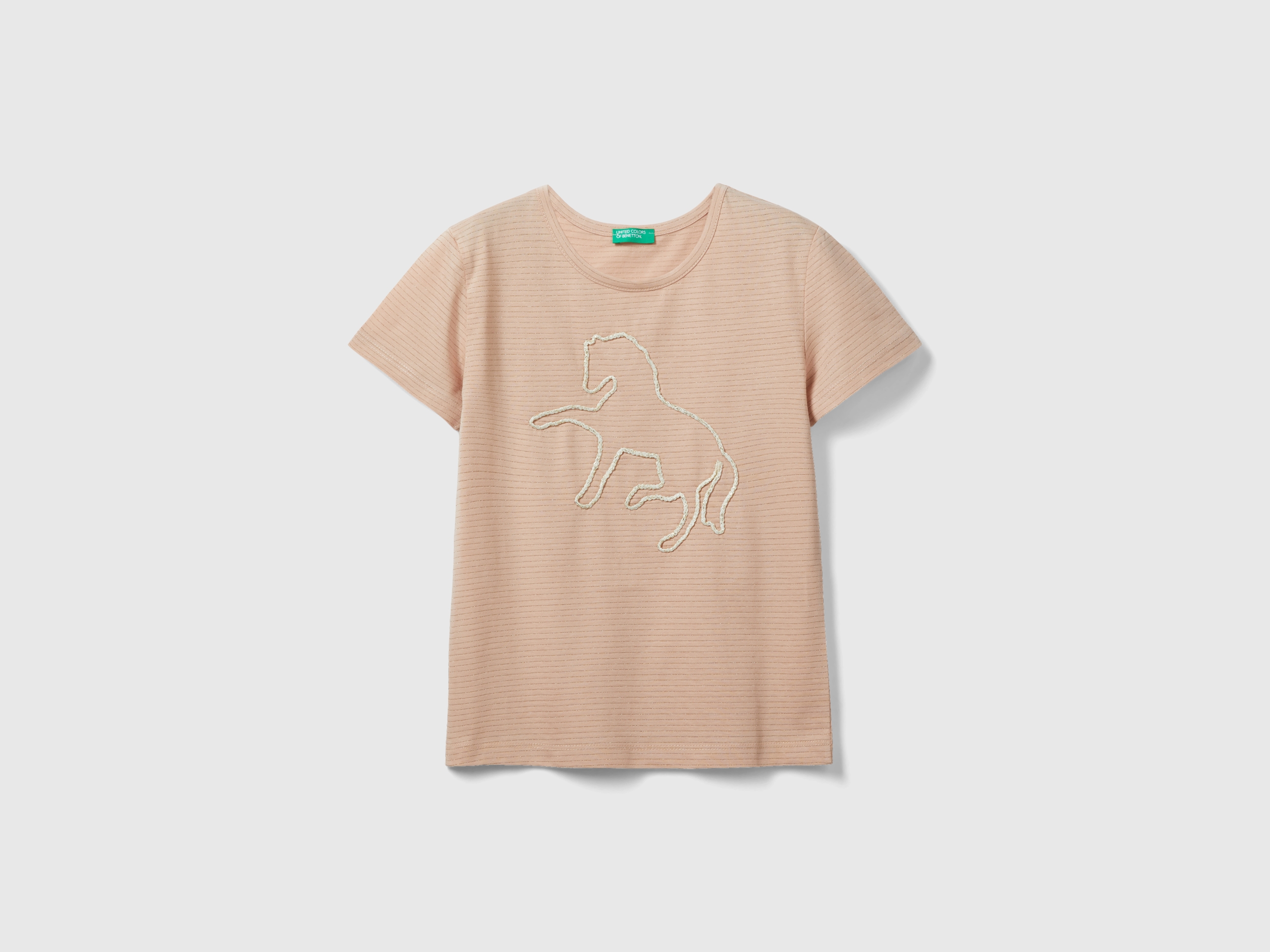 T-shirt avec broderie en corde T-shirt avec broderie en corde