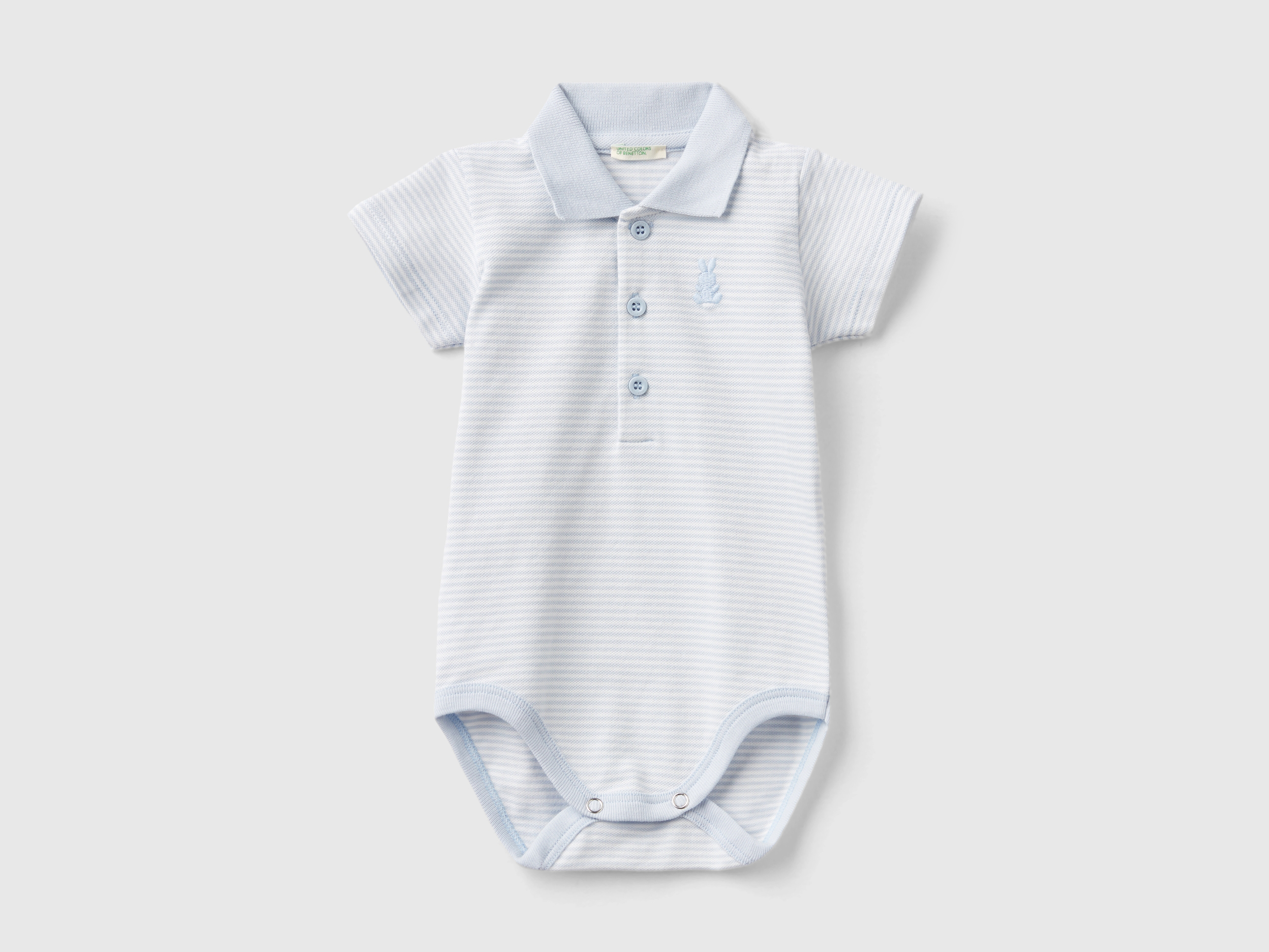 Body polo en coton extensible Body polo en coton extensible