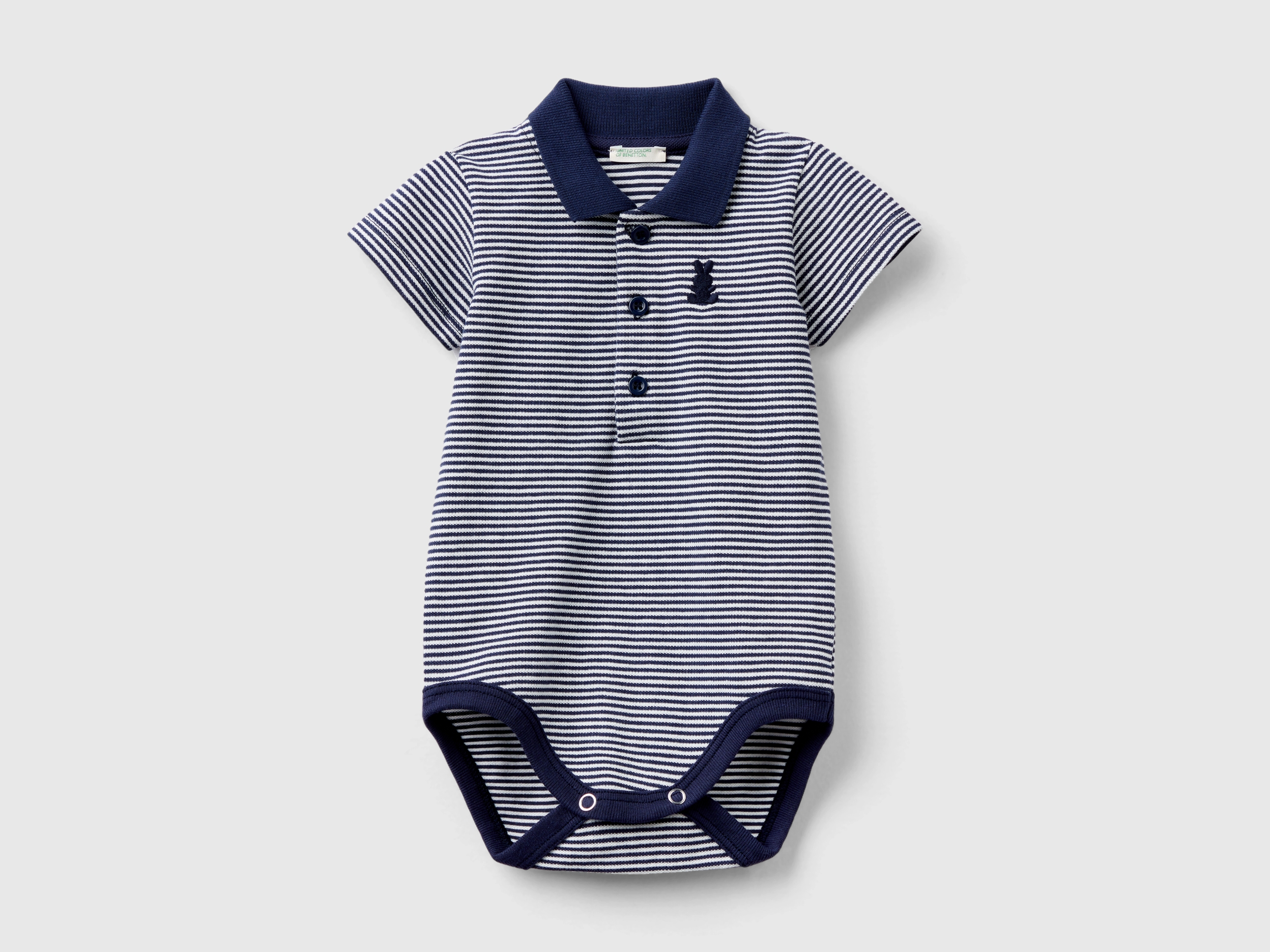 Body polo en coton extensible Body polo en coton extensible