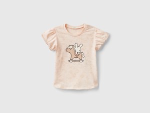 T-shirt à imprimé lapin T-shirt à imprimé lapin