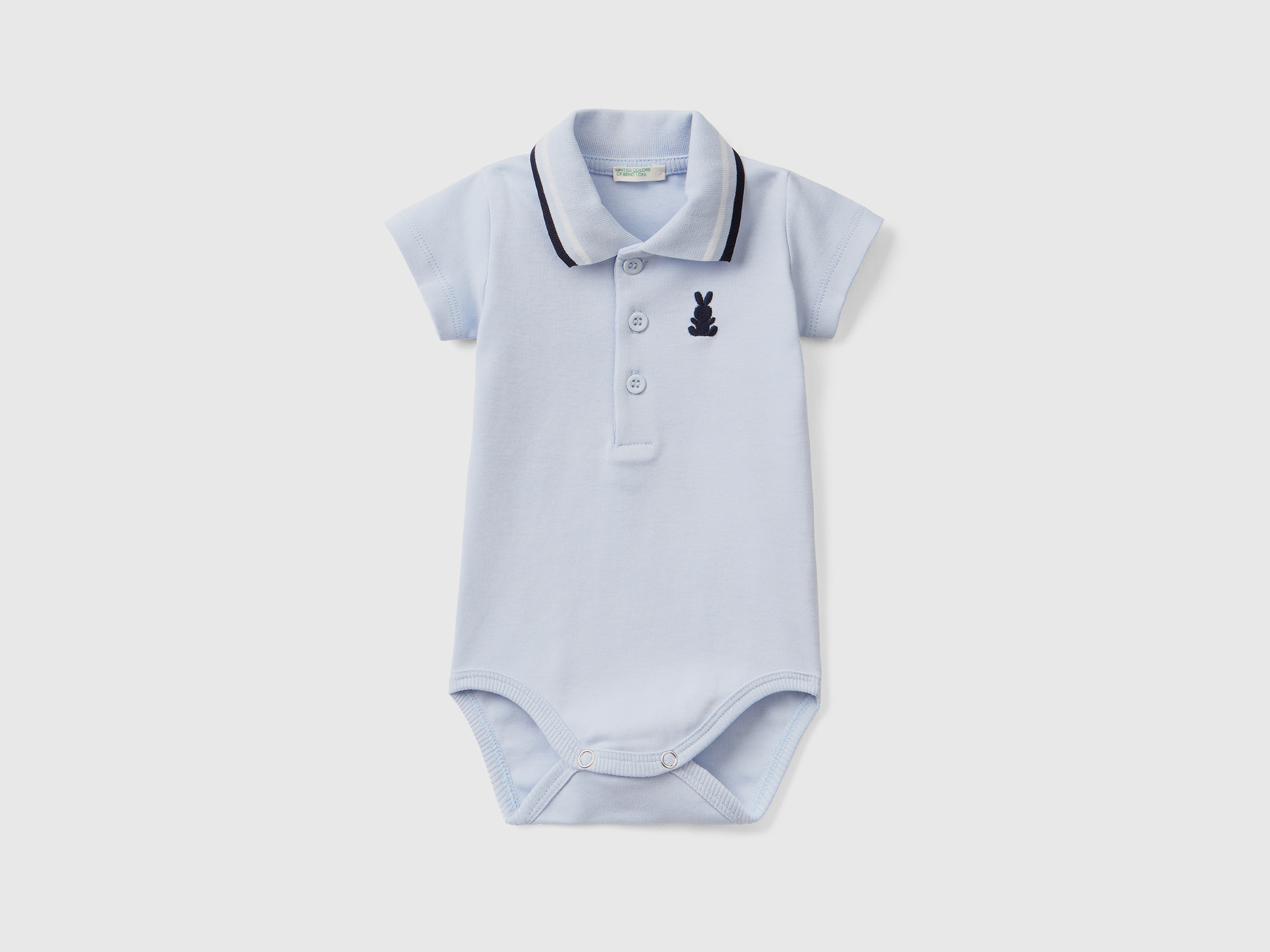Body polo en coton bio Body polo en coton bio