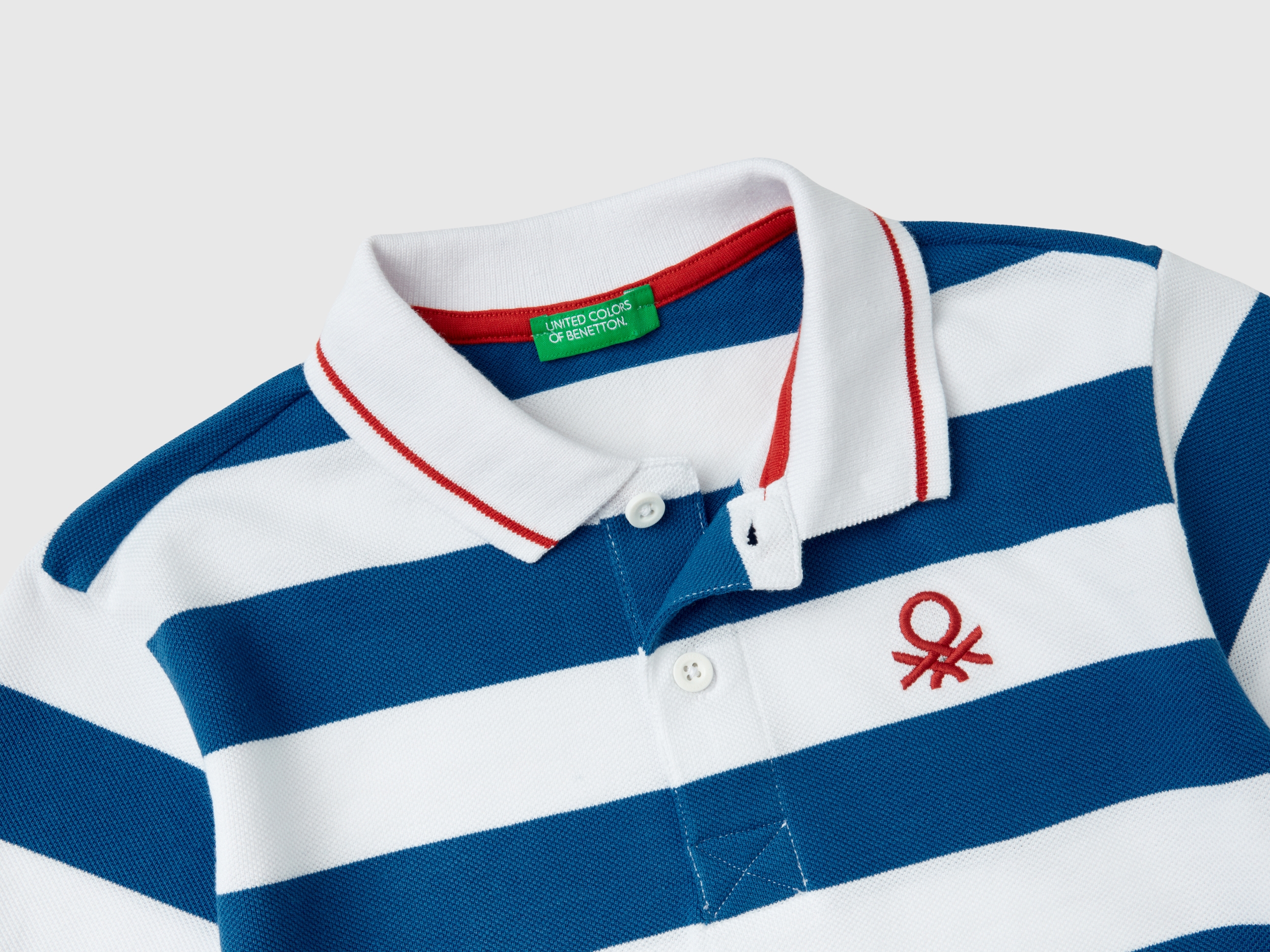 Polo rayé à manches courtes – Image 2