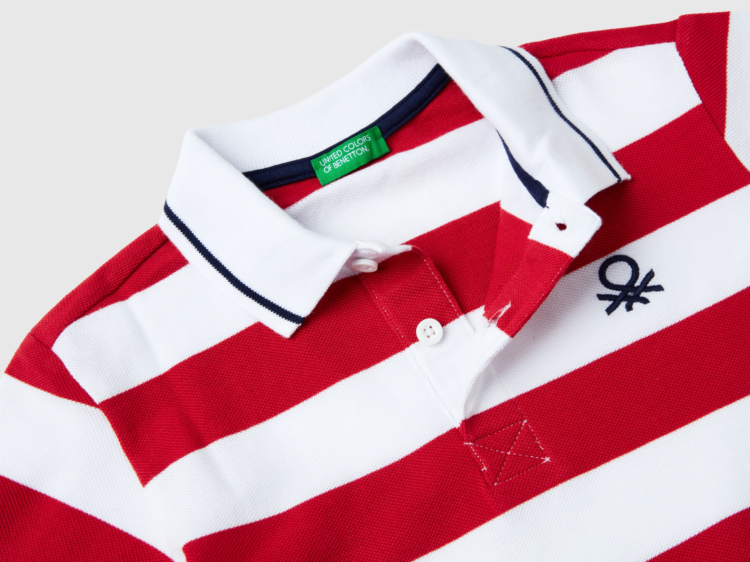 Polo rayé à manches courtes – Image 2