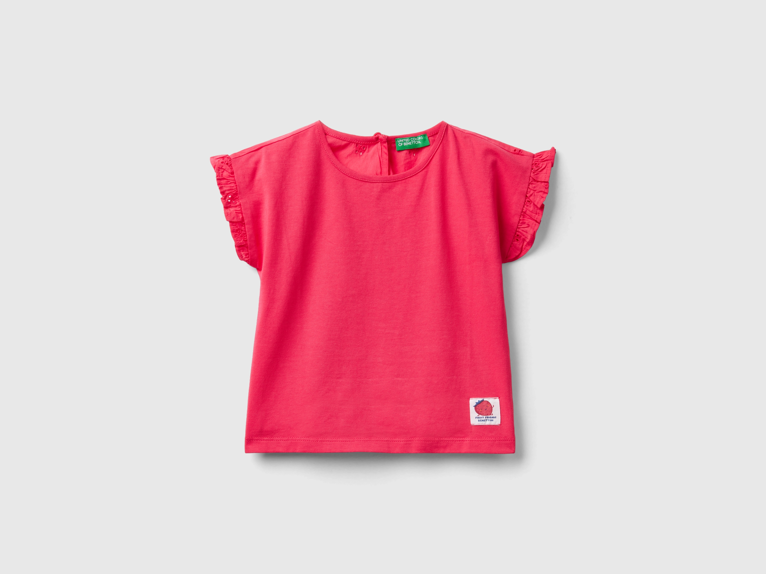 T-shirt ruché à broderies anglaises T-shirt ruché à broderies anglaises