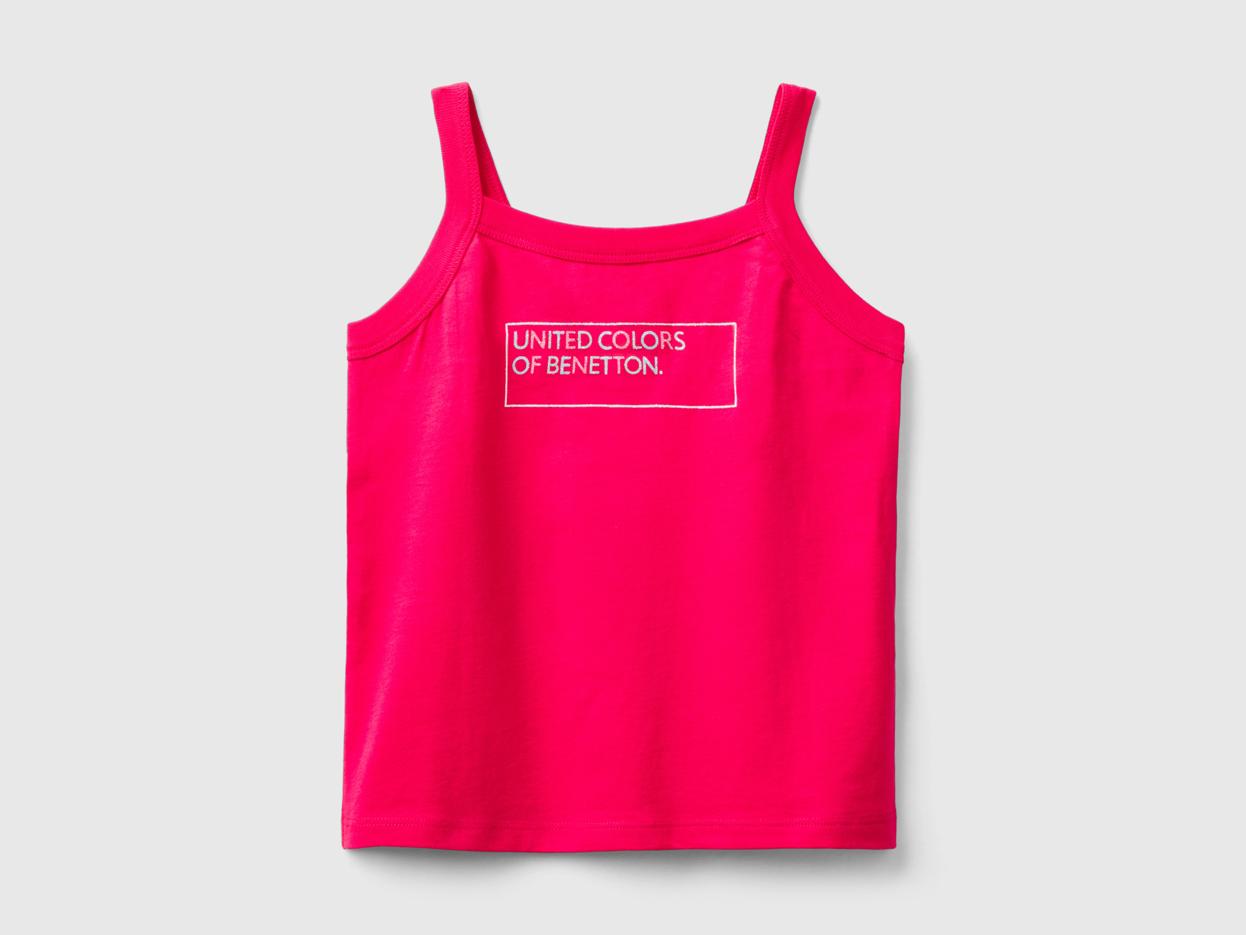 Débardeur à imprimé logo pailleté Débardeur à imprimé logo pailleté